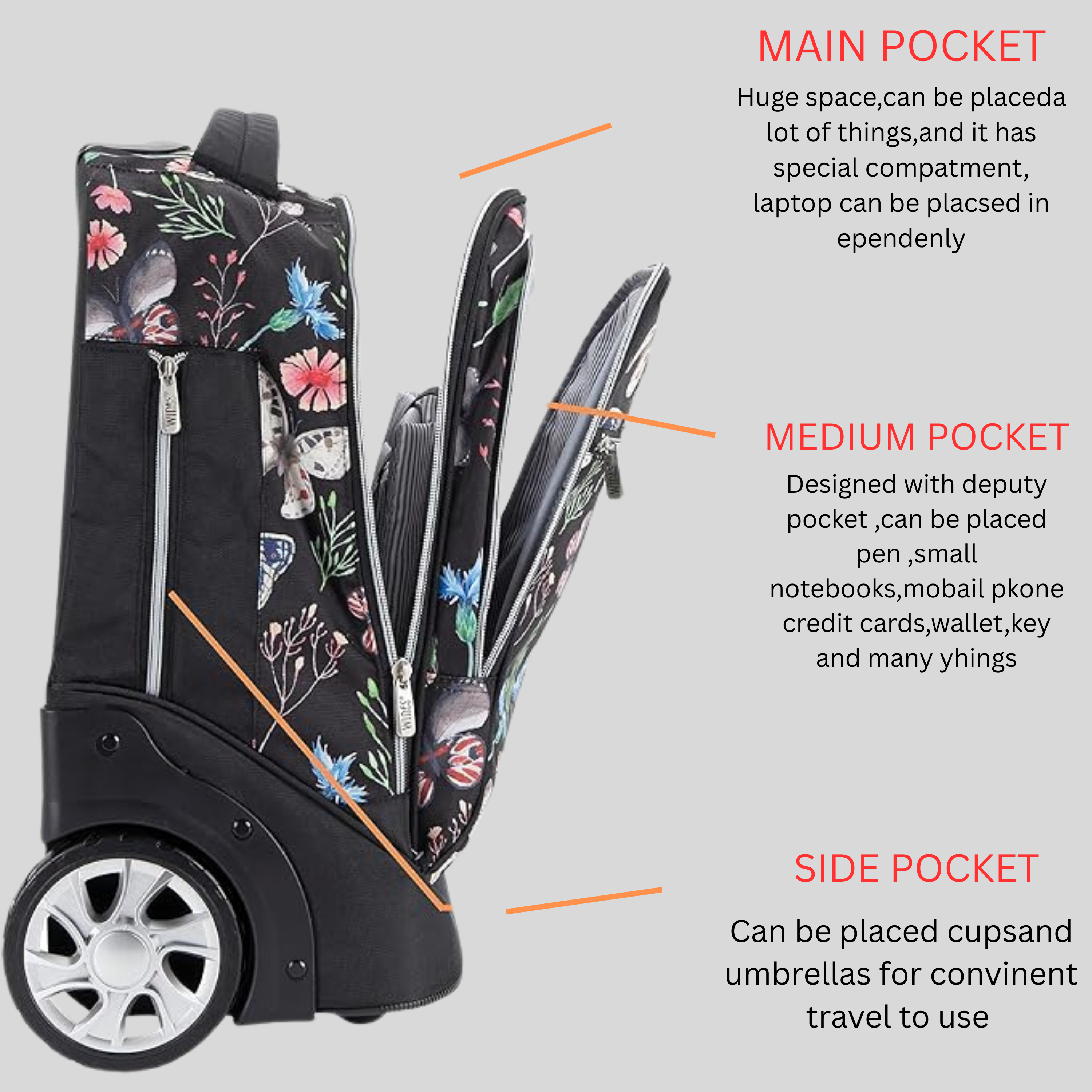 School Trolley Bag