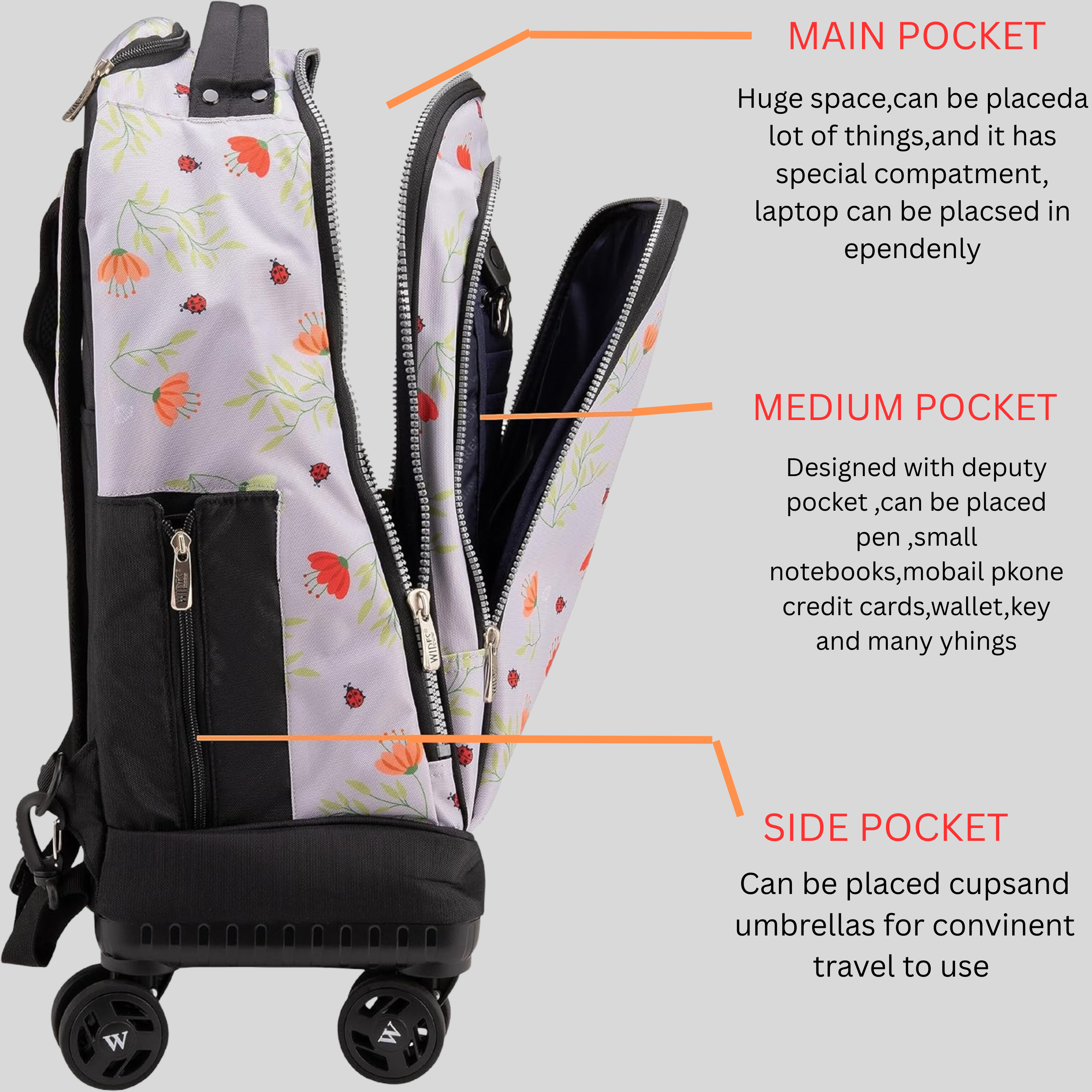 School Trolley Bag