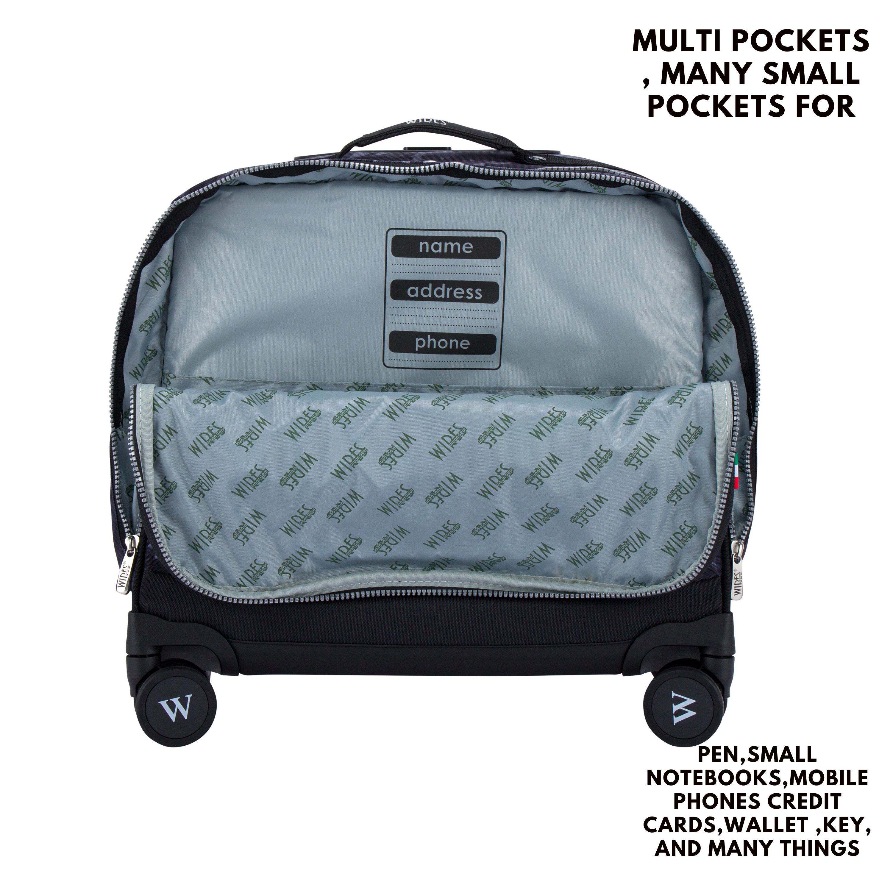 4 Wheels Trolley School Bag-Set of 5