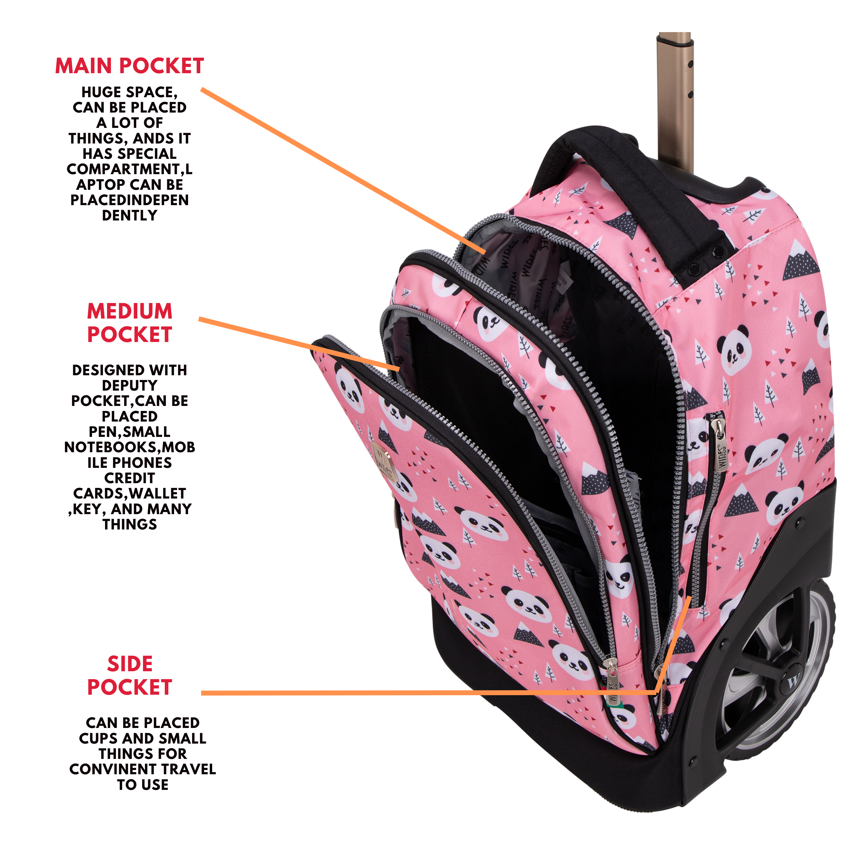 Trolley School Bag - Set of 5