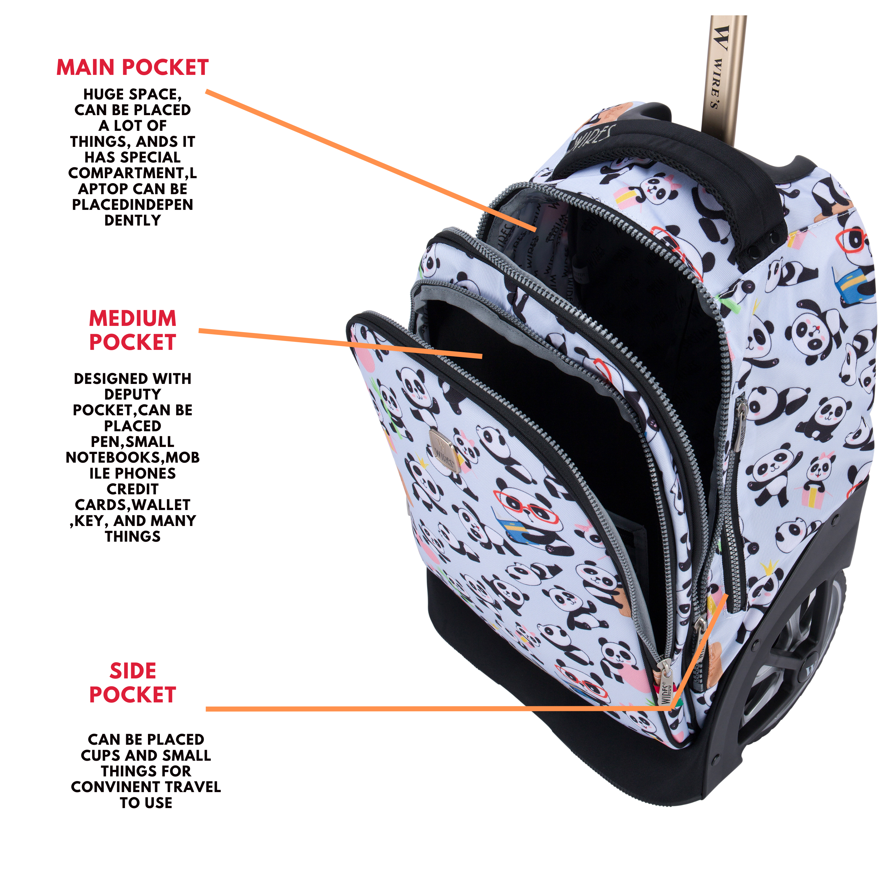 Trolley School Bag - Set of 5
