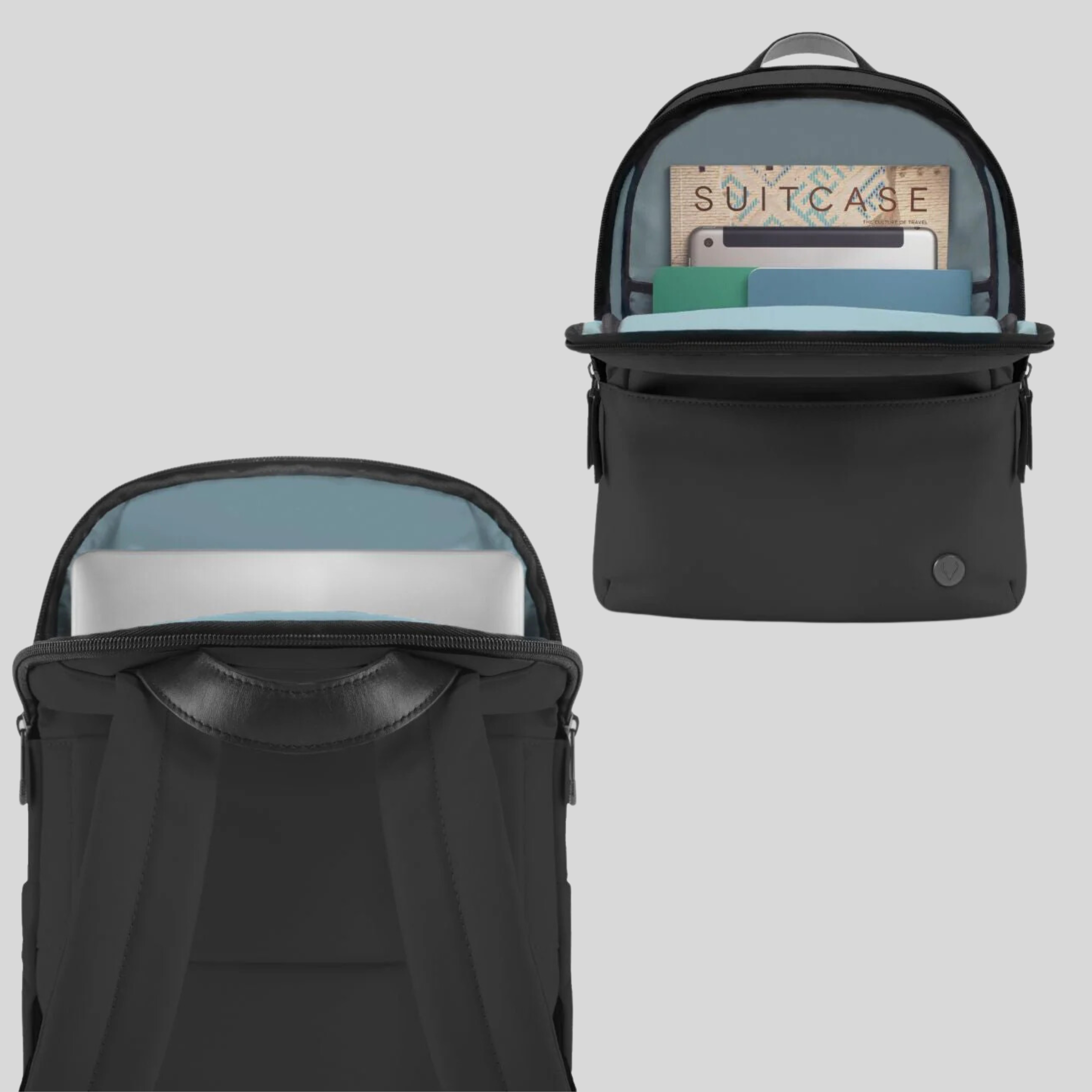Chelsea Laptop Backpack in Black