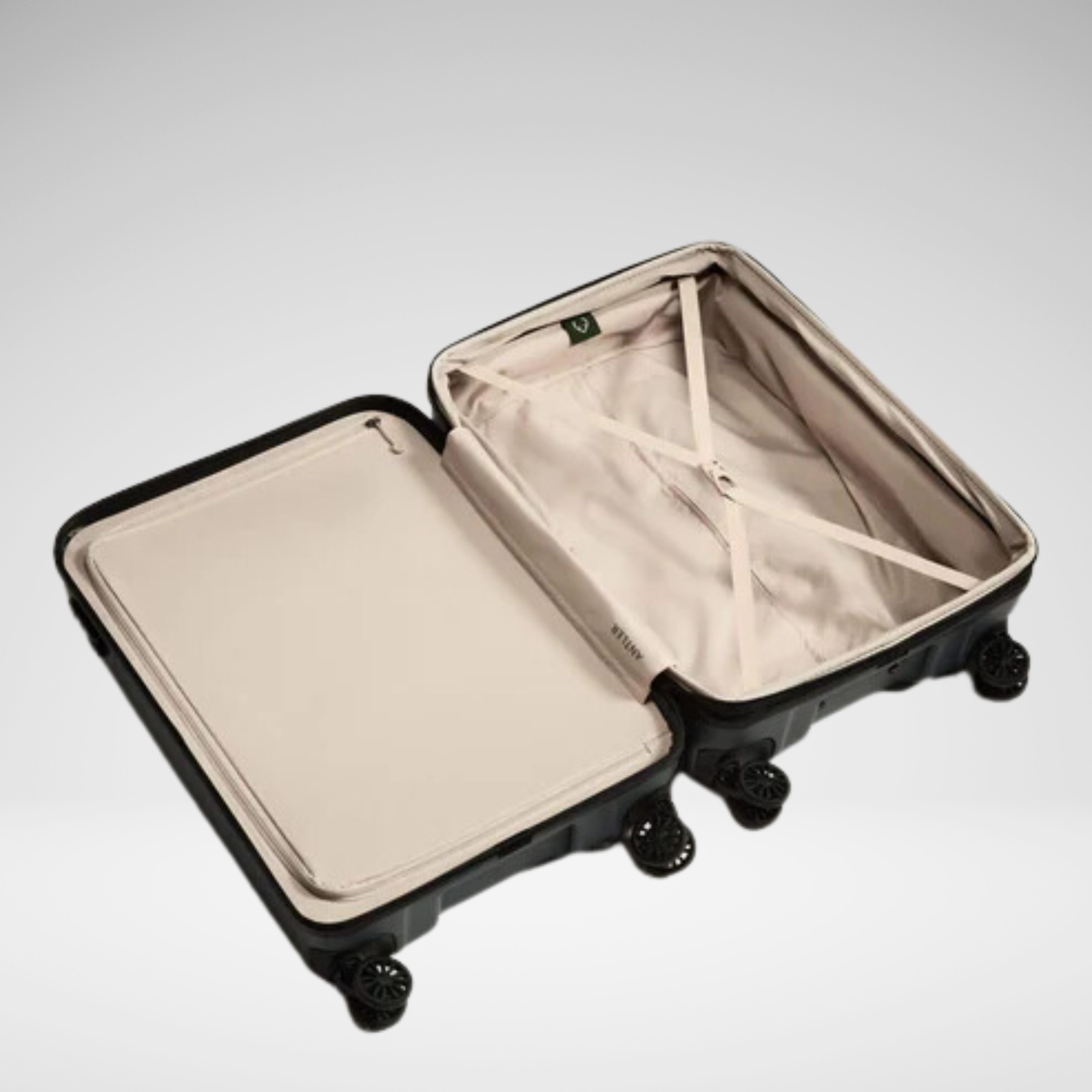Logo Polycarbonate Large Suitcase 28 Inch-Grey