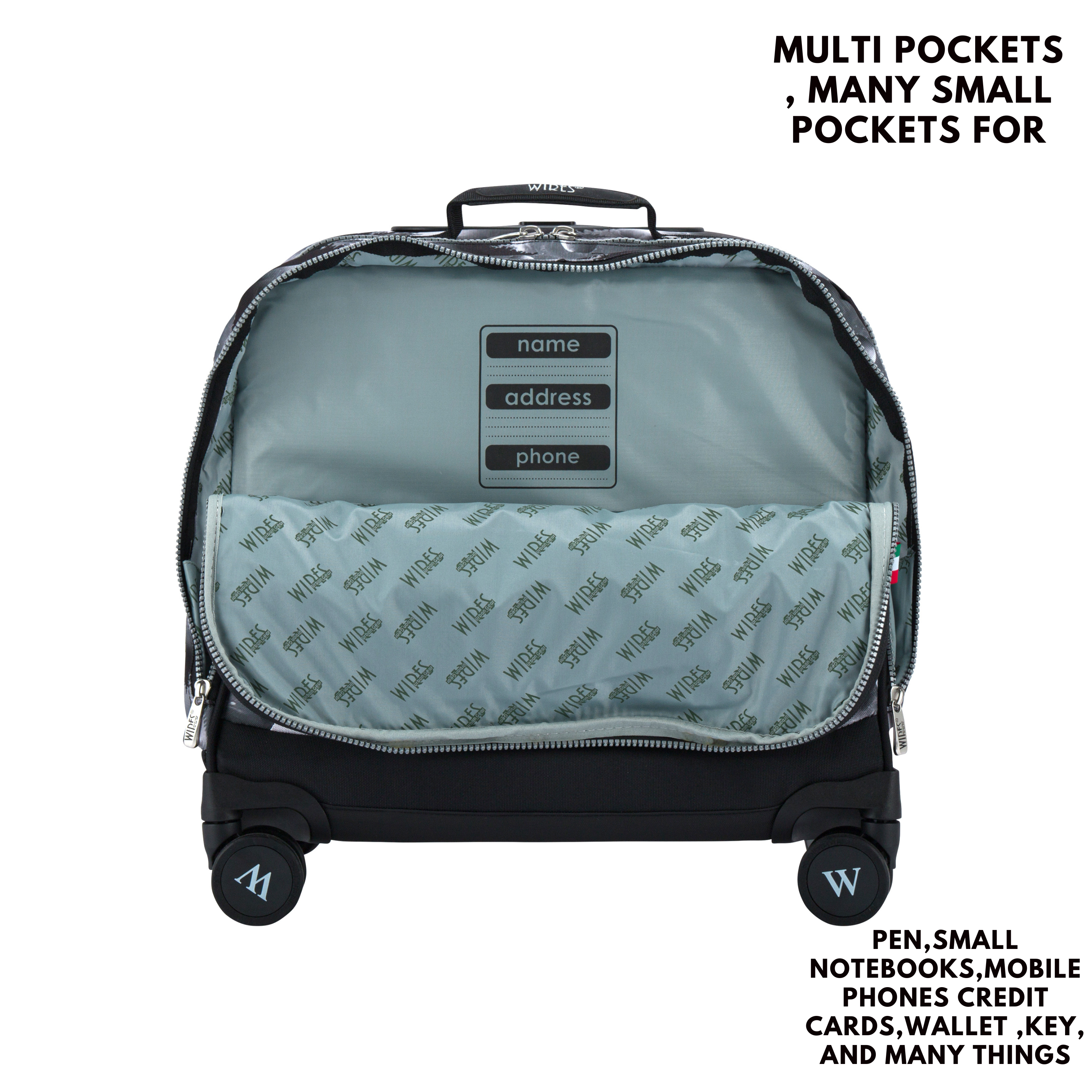 4 Wheels Trolley School Bag-Set of 5