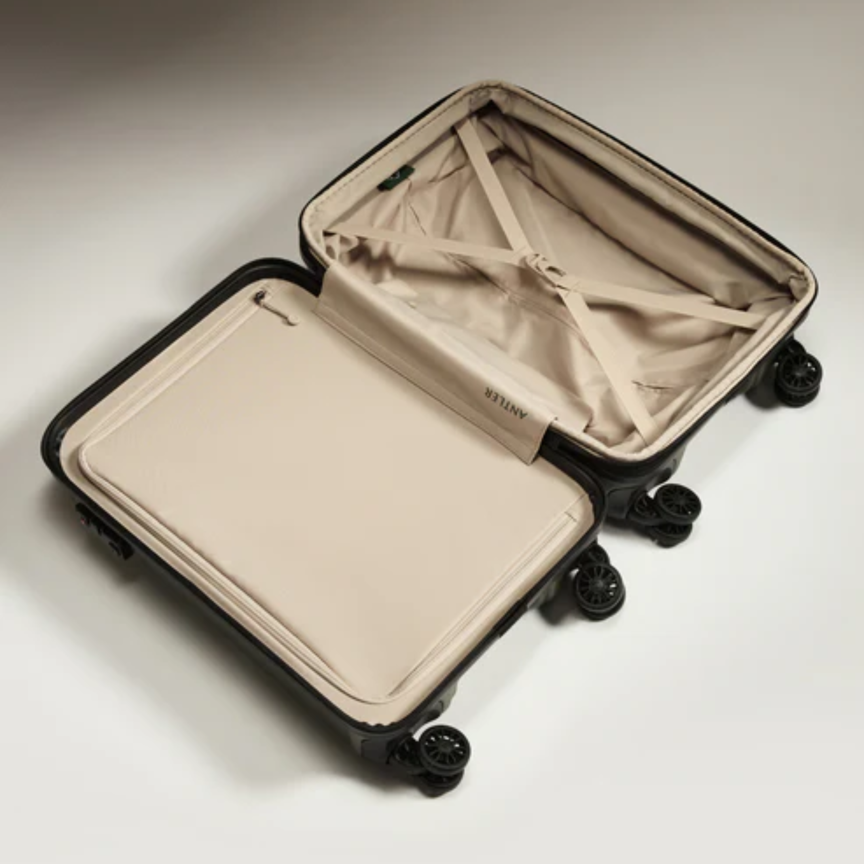 Logo Polycarbonate Luggage Set of 3-Green Pine