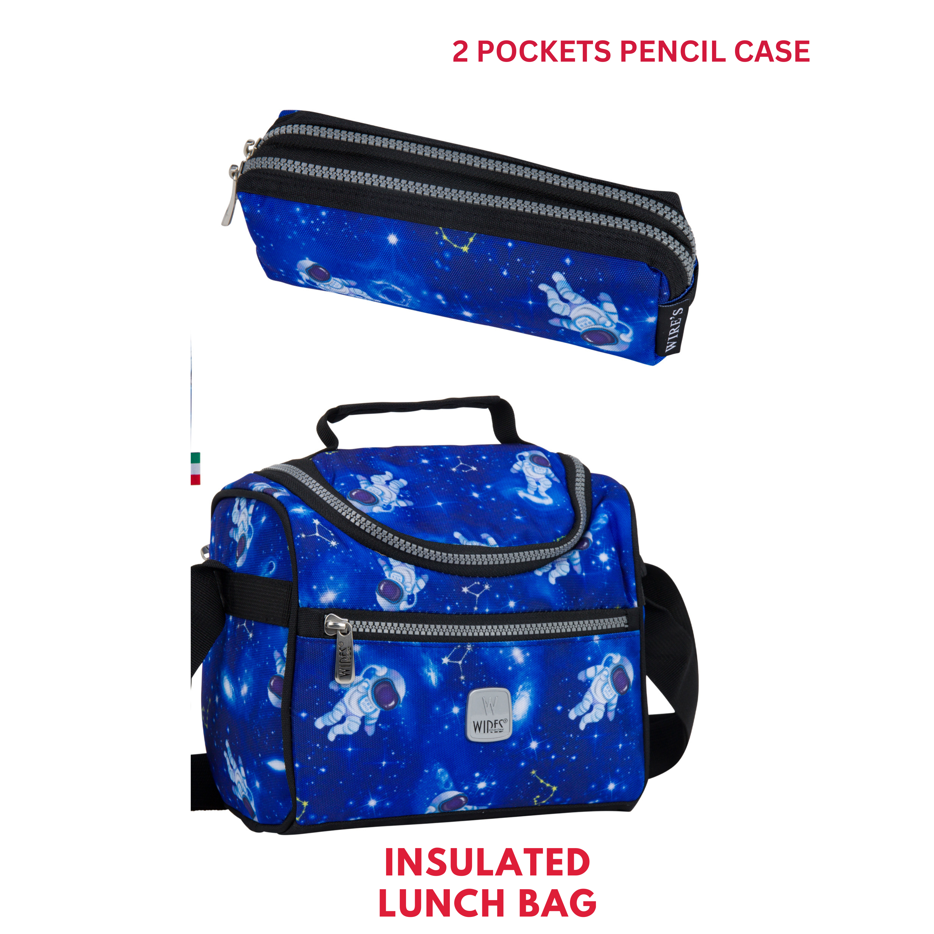 4 Wheels Trolley School Bag-Set of 5