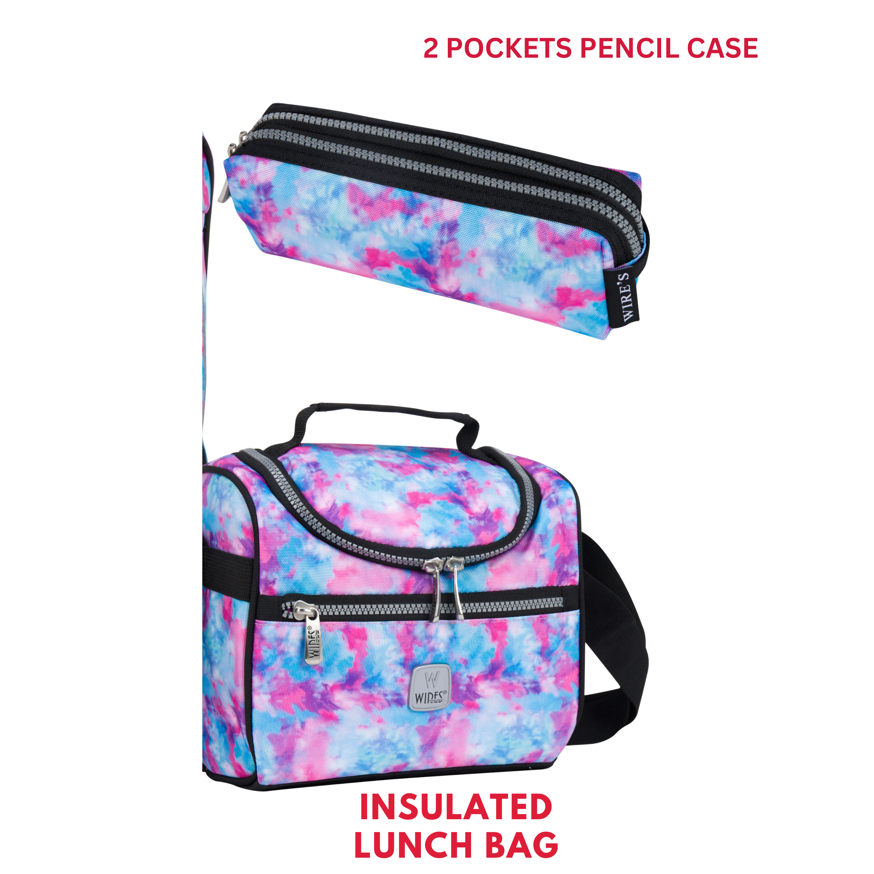 4 Wheels Trolley School Bag-Set of 5