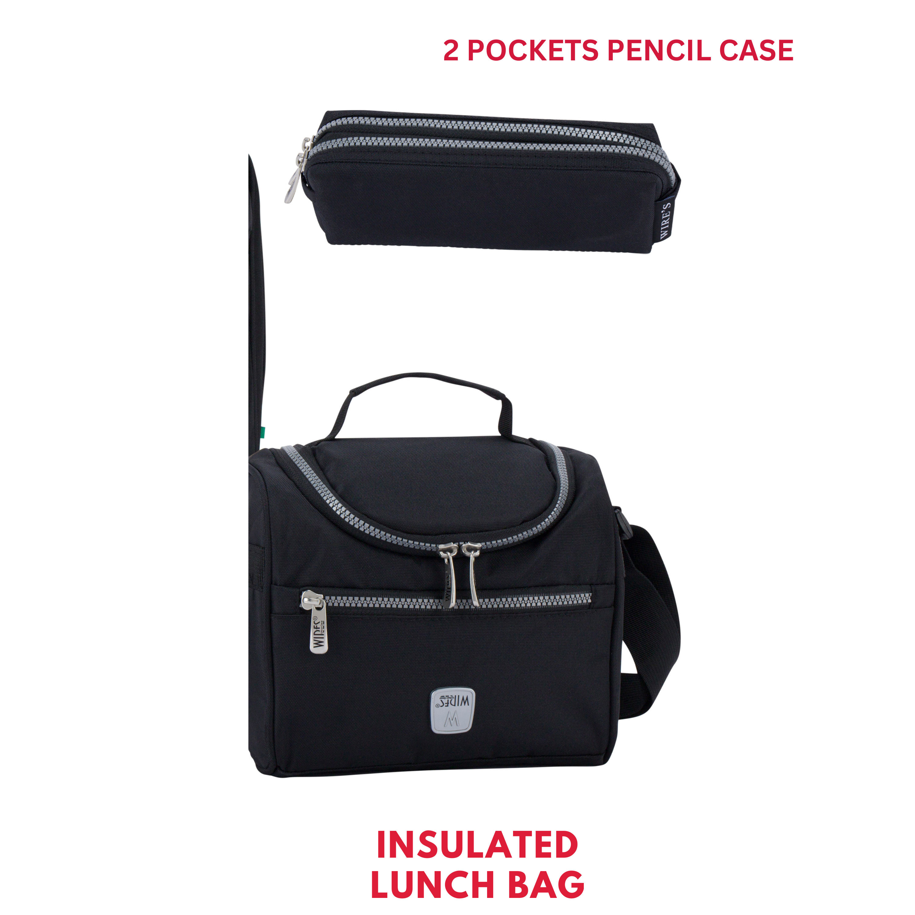 4 Wheels Trolley School Bag-Set of 5