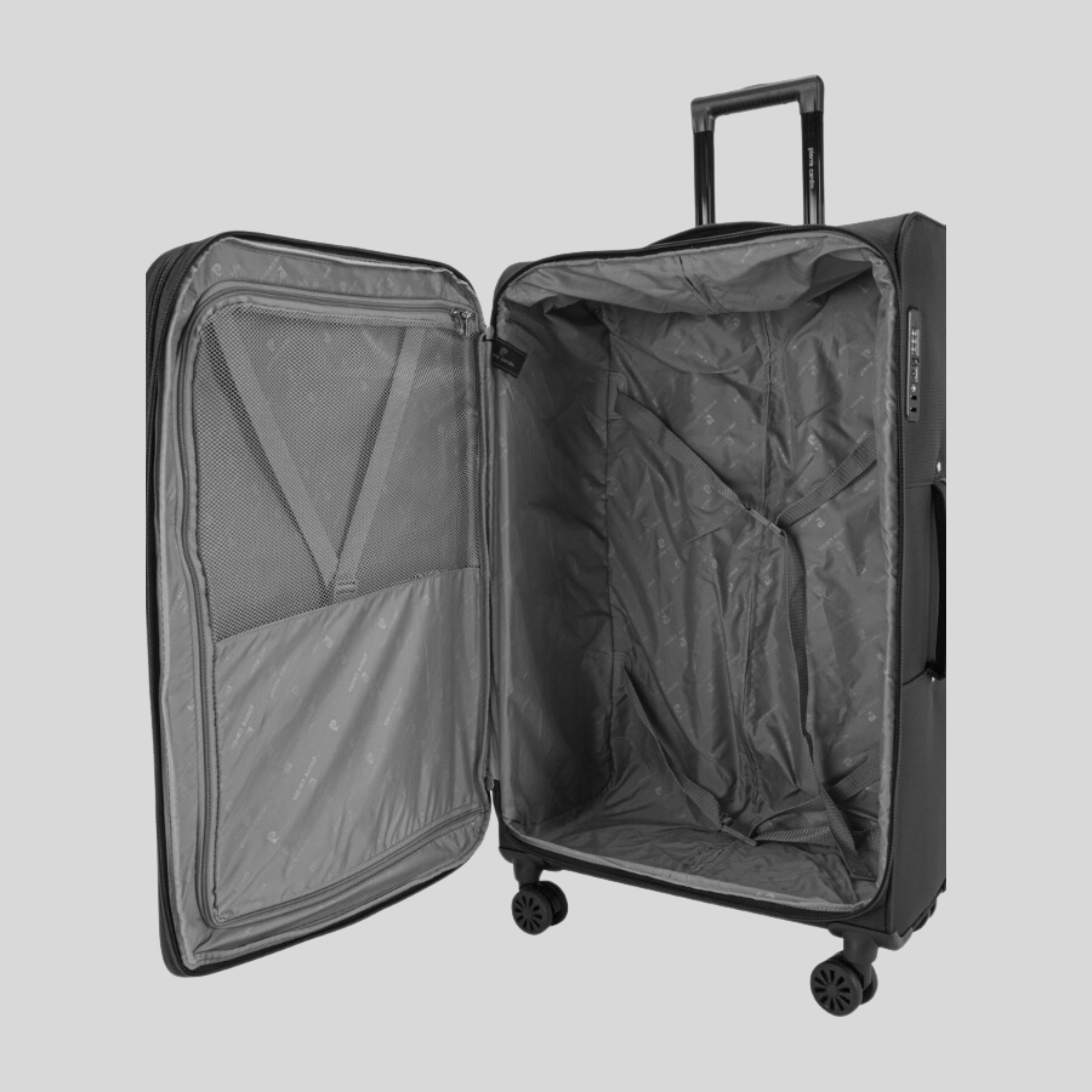 Pierre Cardin Softside  Lightweight Luggage Set of 3