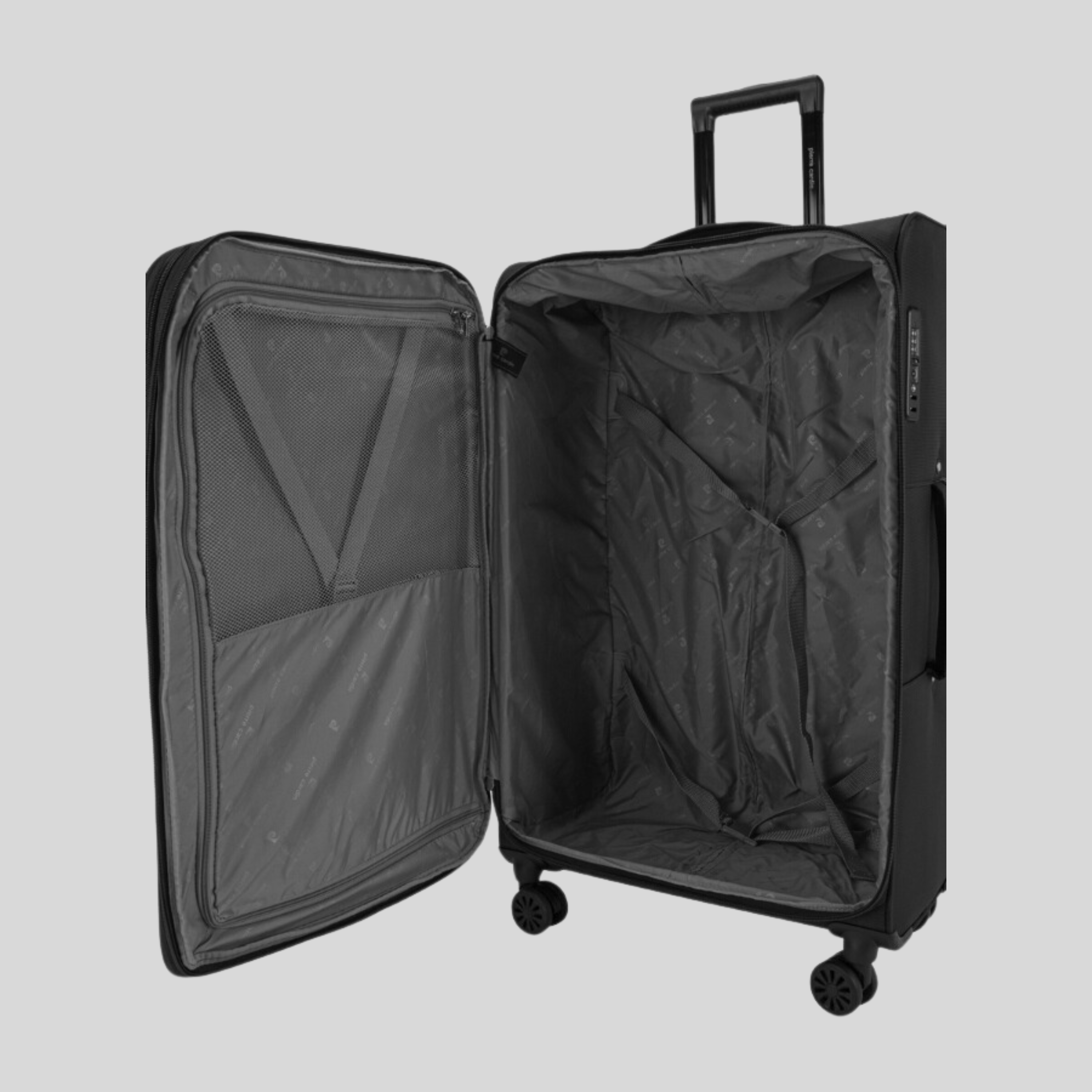Pierre Cardin Softside  Lightweight Luggage Set of 3