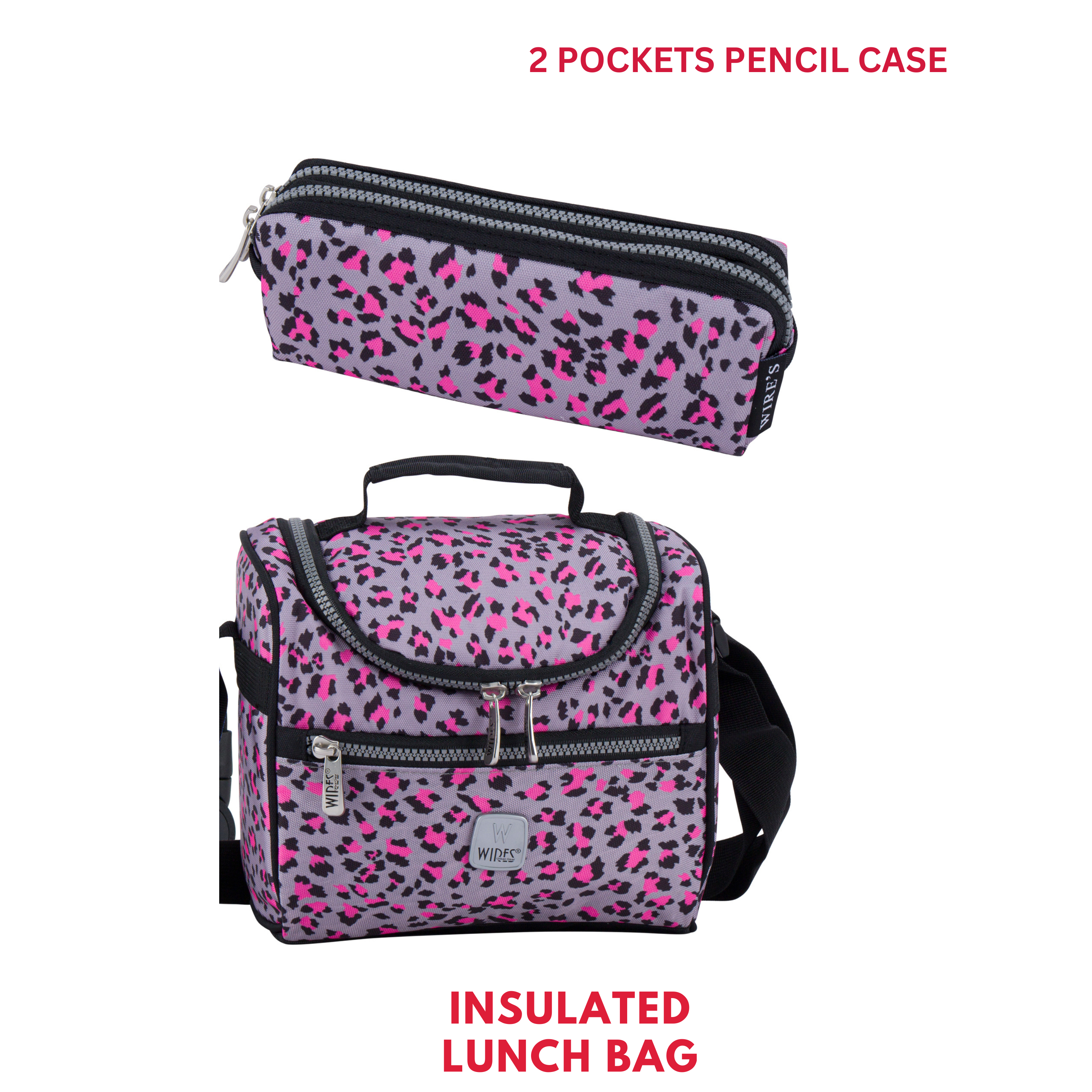 4 Wheels Trolley School Bag-Set of 5