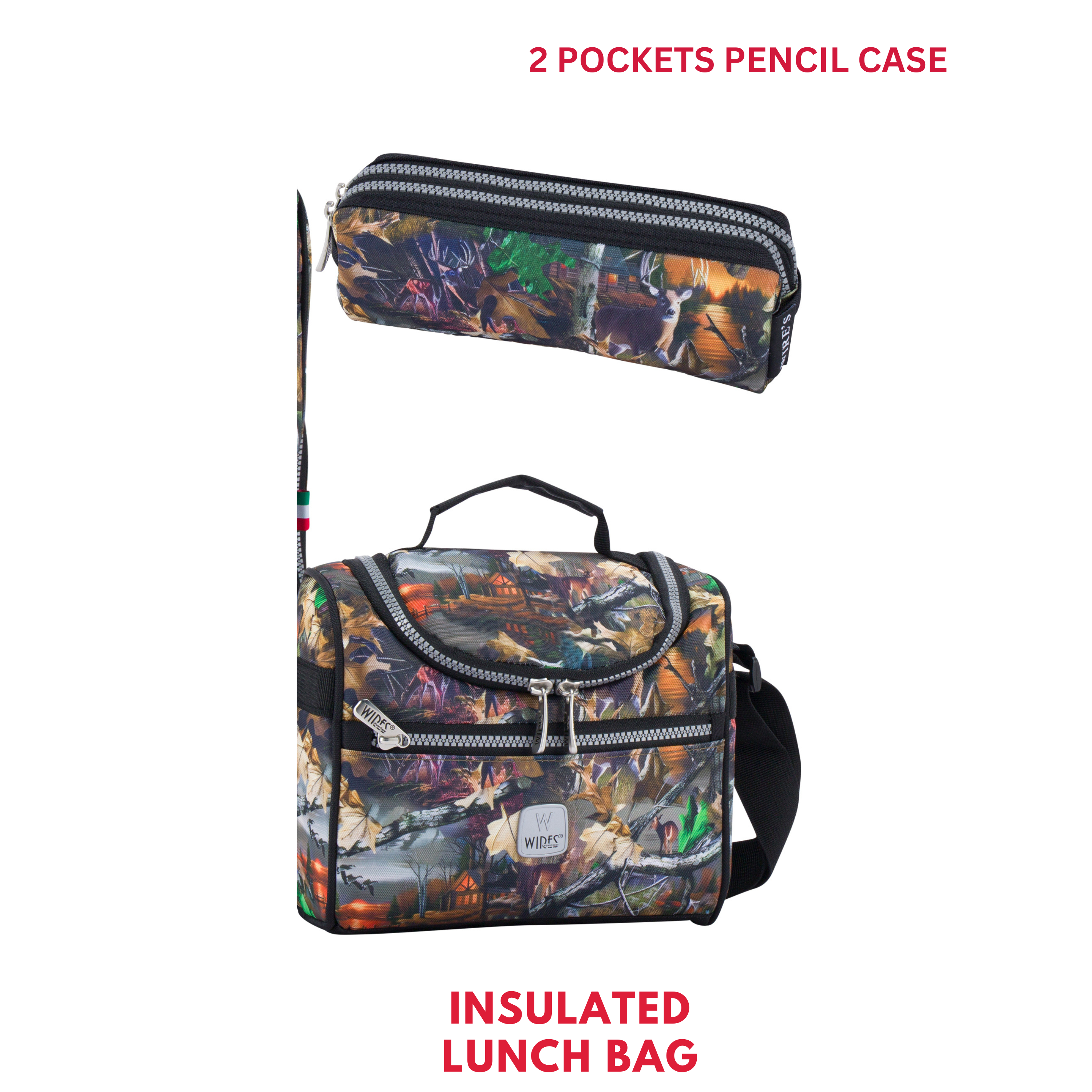 4 Wheels Trolley School Bag-Set of 5