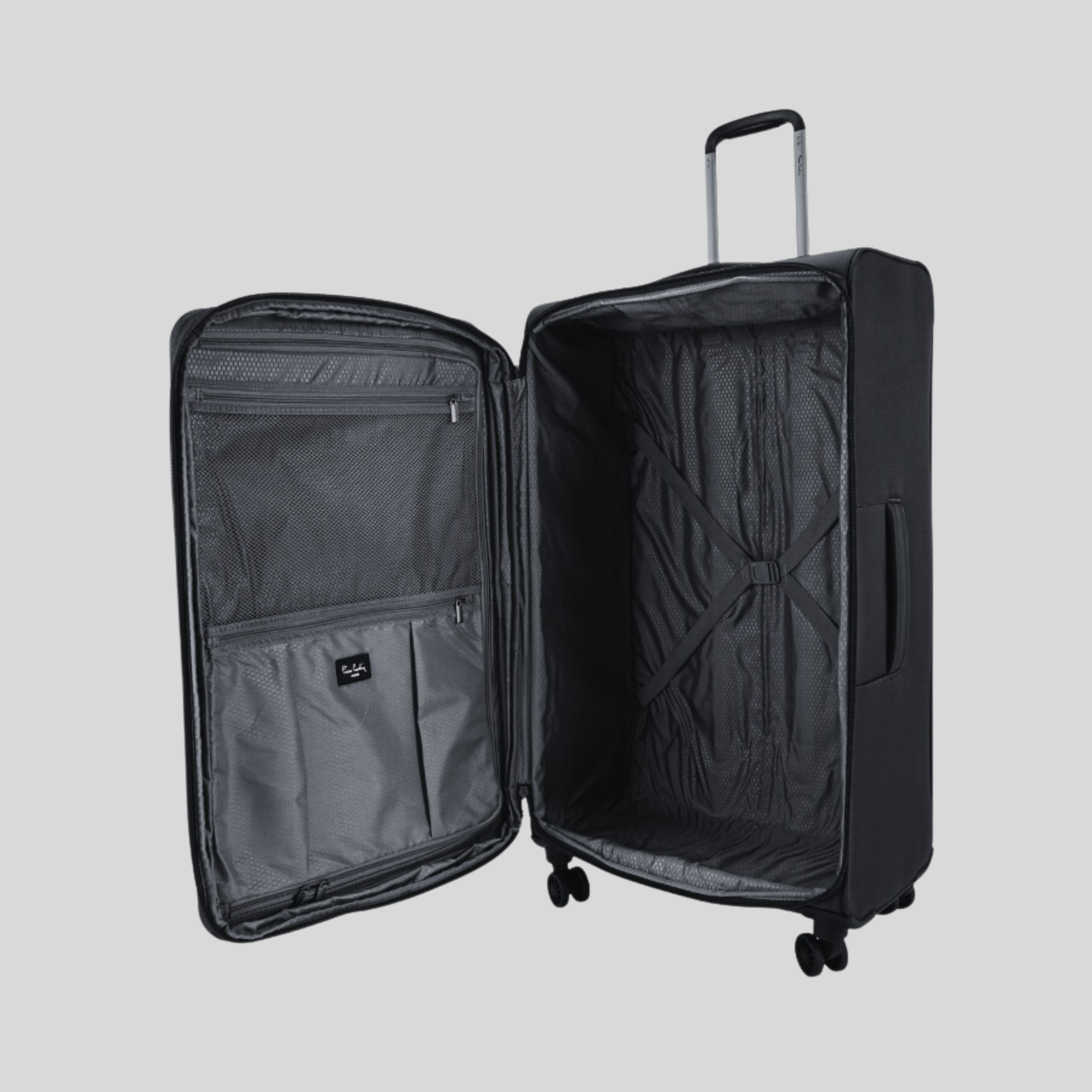 Mercury Soft Side Luggage Set of 3-Black