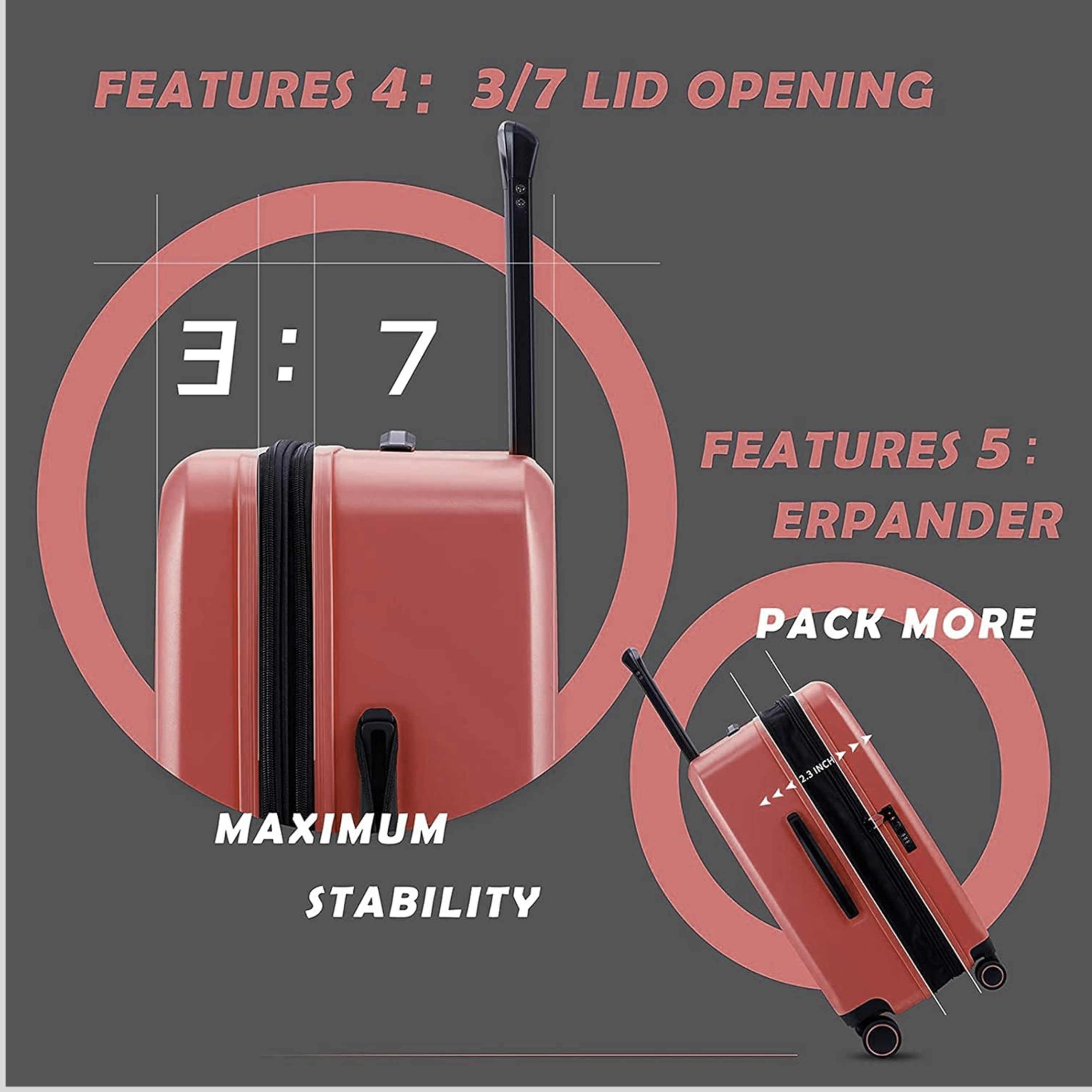 Freeland Luggage Set of 3