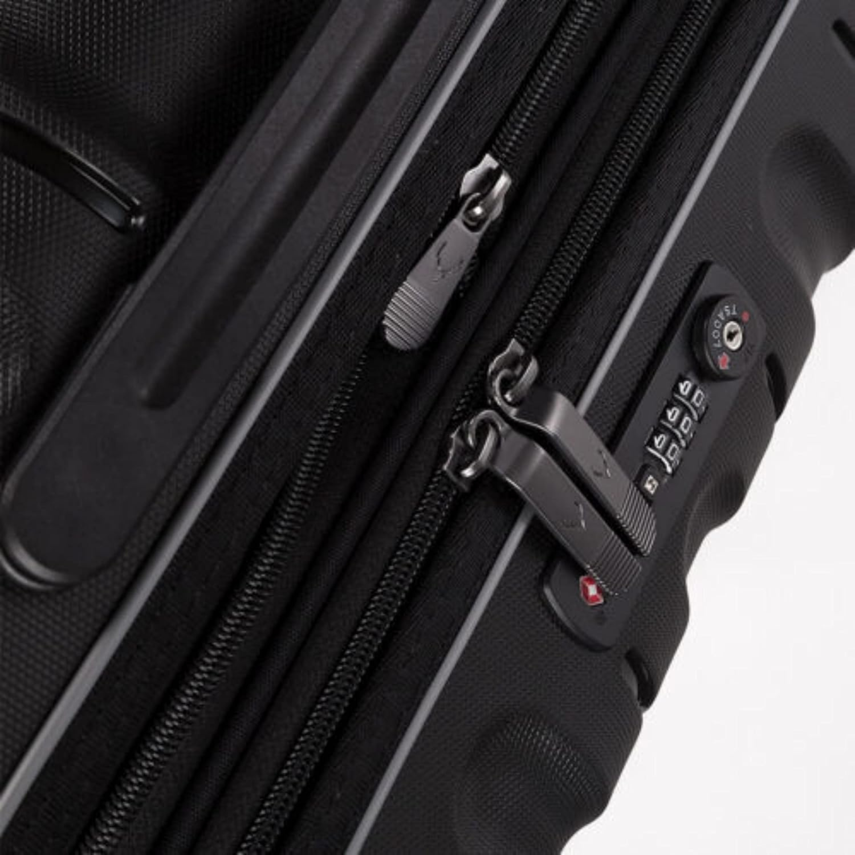 Juno Set of 3 Unbreakable Luggage-Black