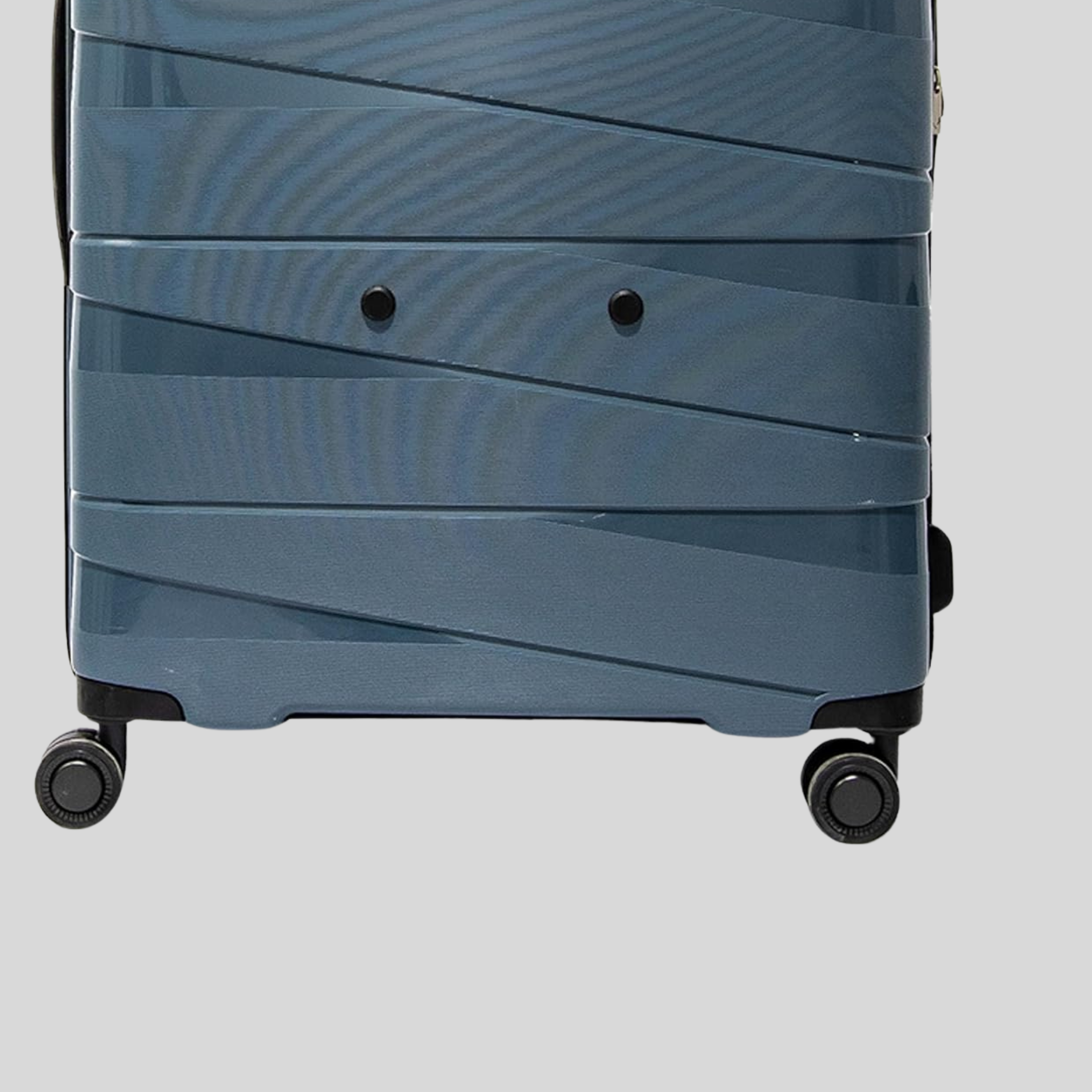 Nova Unbreakable Luggage Set of 4-Grey Blue