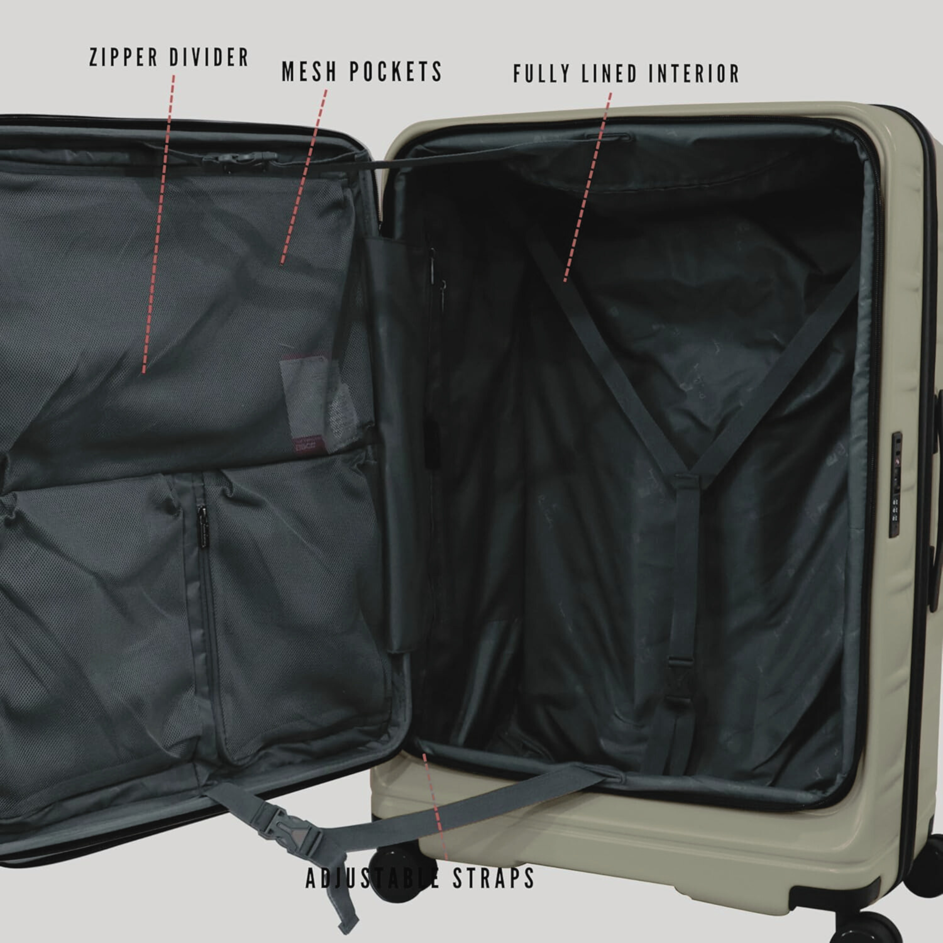 Montreal Collection Luggage Set of 3