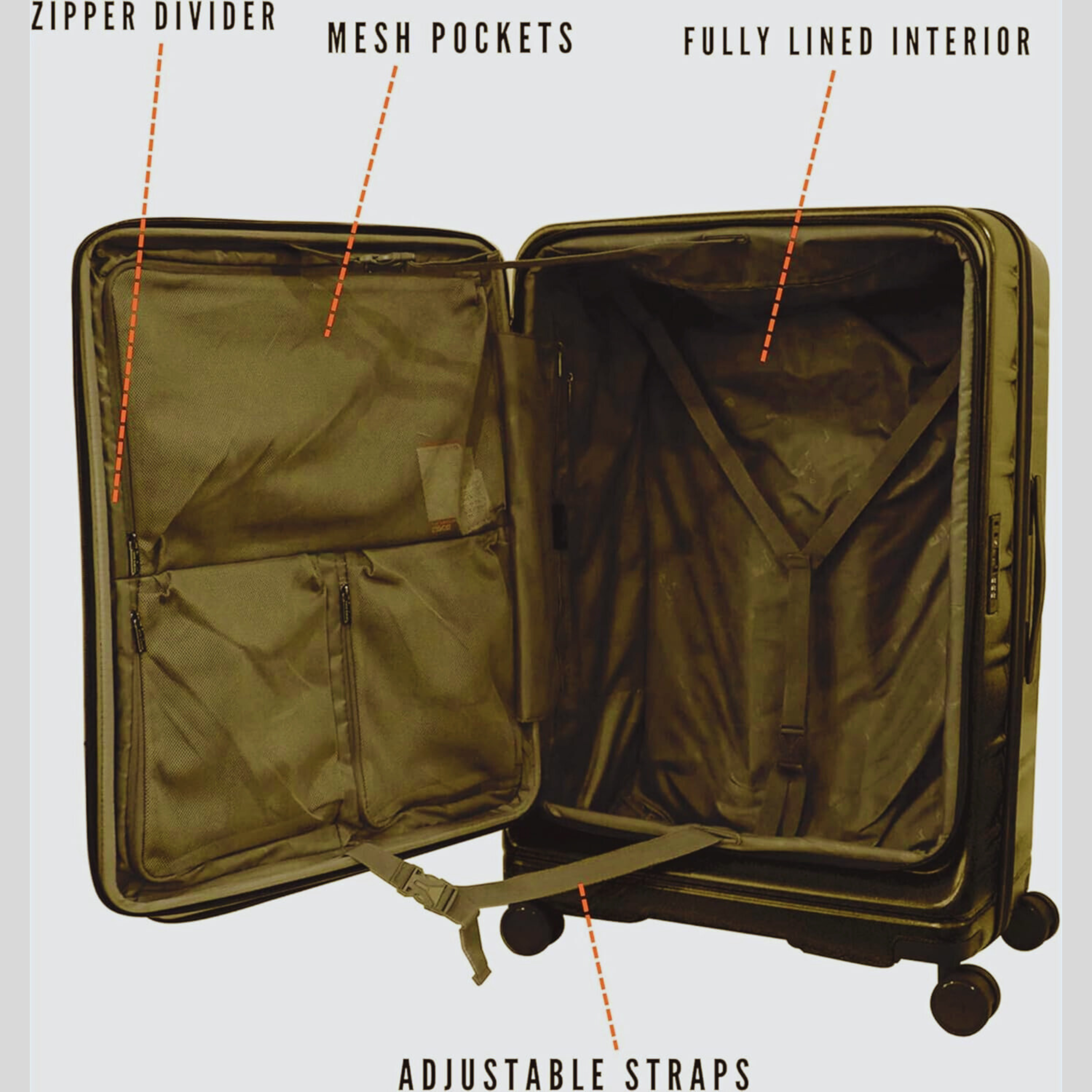 Montreal Collection Luggage Set of 3