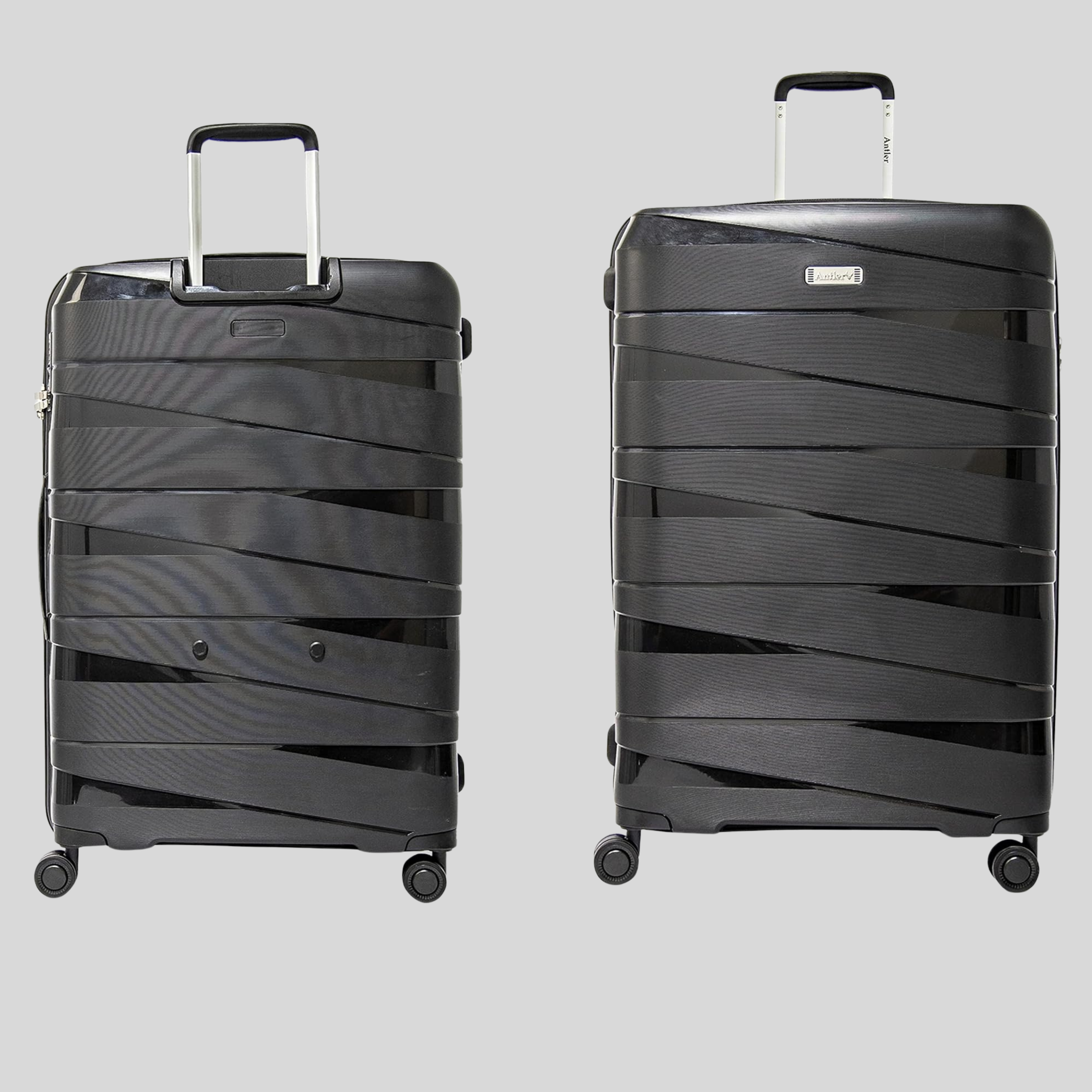 Nova Unbreakable Luggage Set of 4-Black