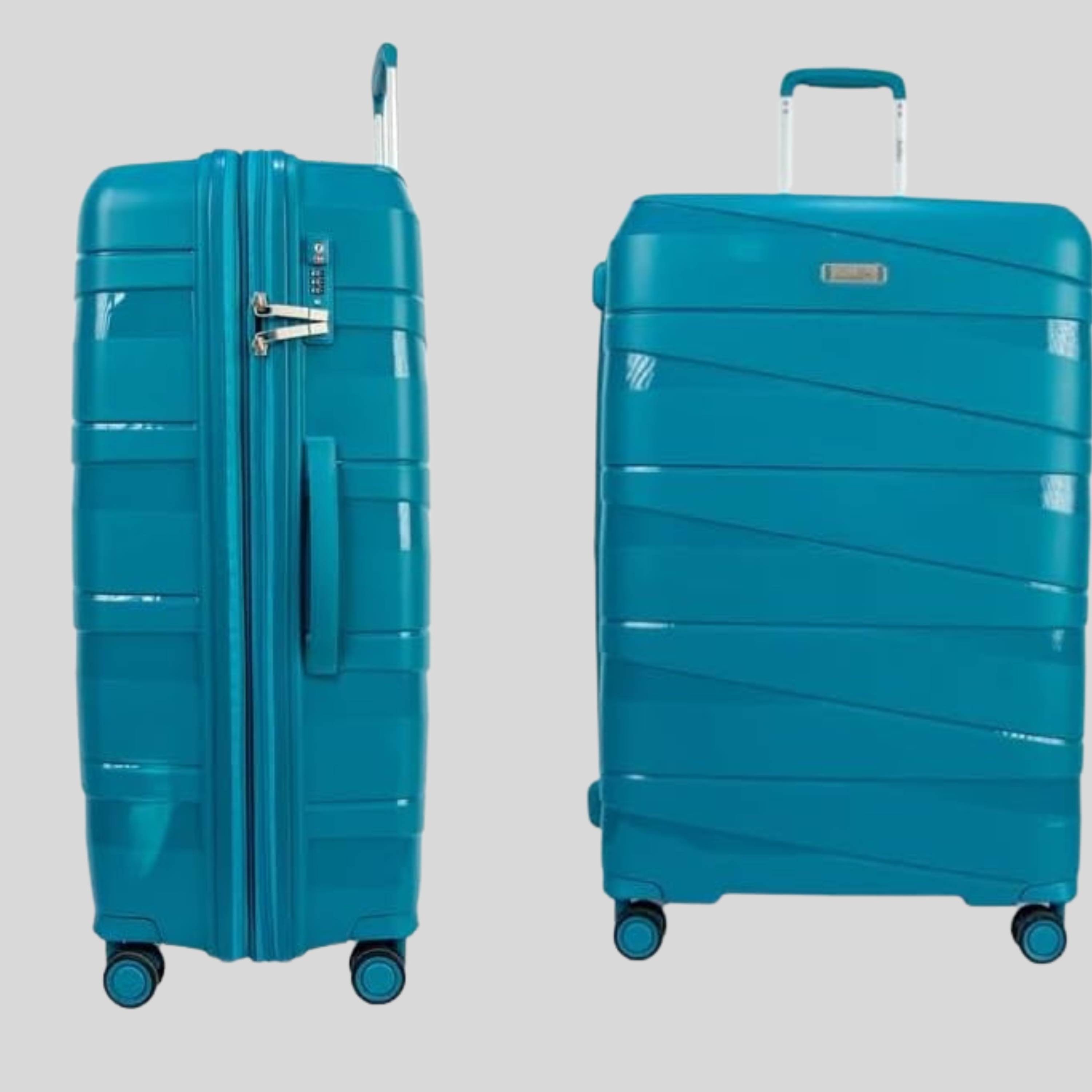 Nova Unbreakable Luggage Set of 4-Petrol