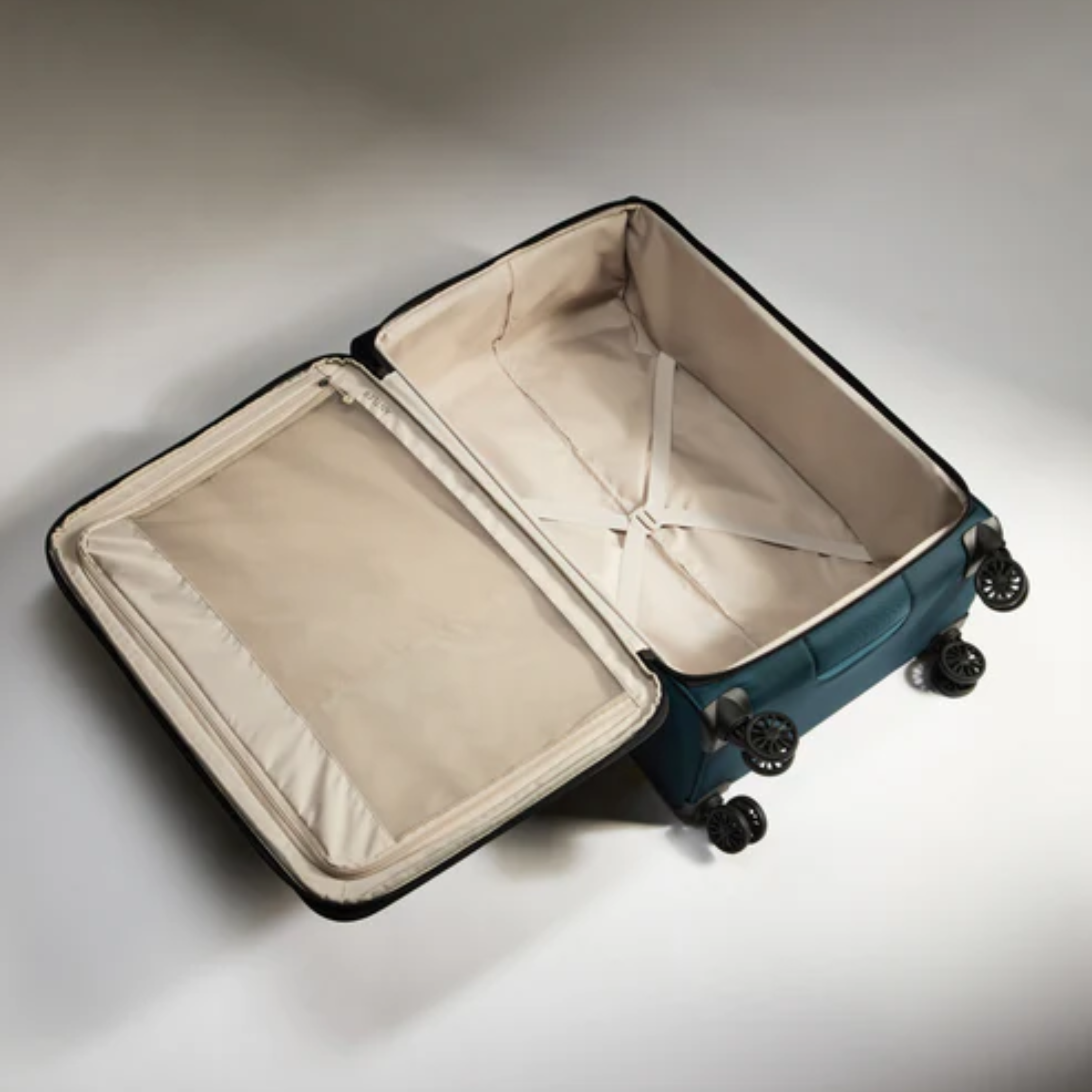 Soft Stripe Large Luggage 28 Inch-Navy Indigo