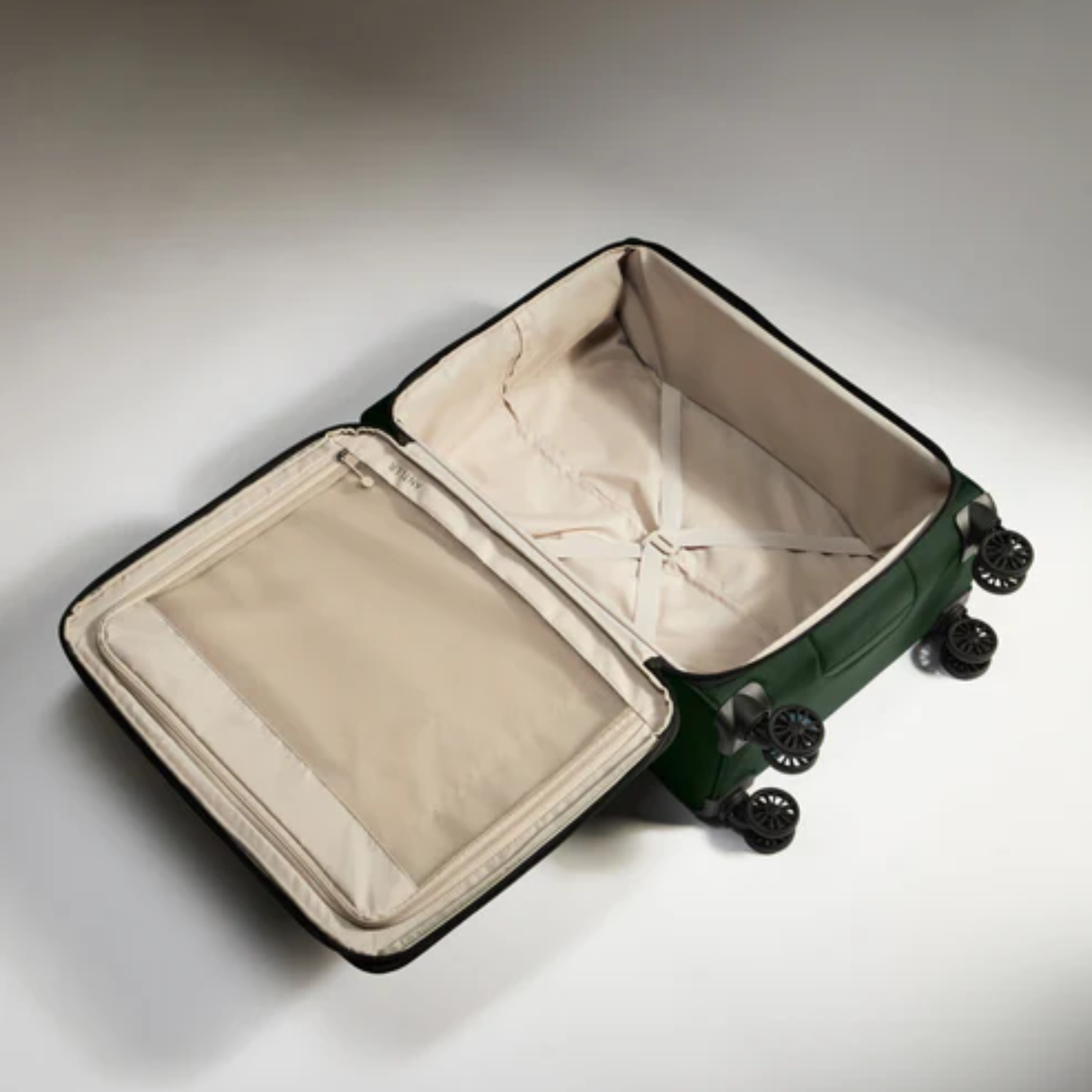 Soft Stripe Large Luggage 28 Inch-Green