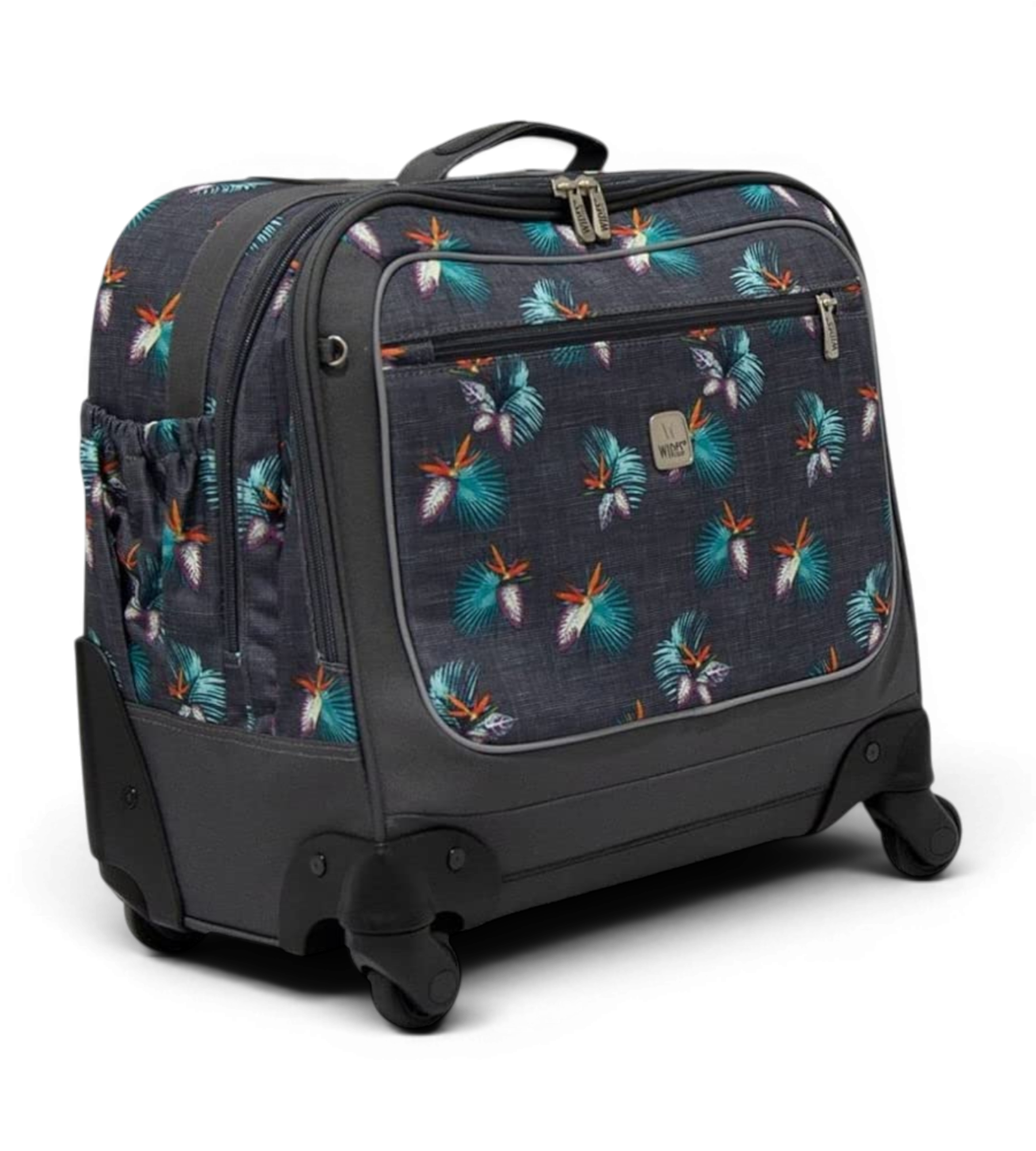 Wires 4 Wheels Rolling School Bag 3 Piece Set