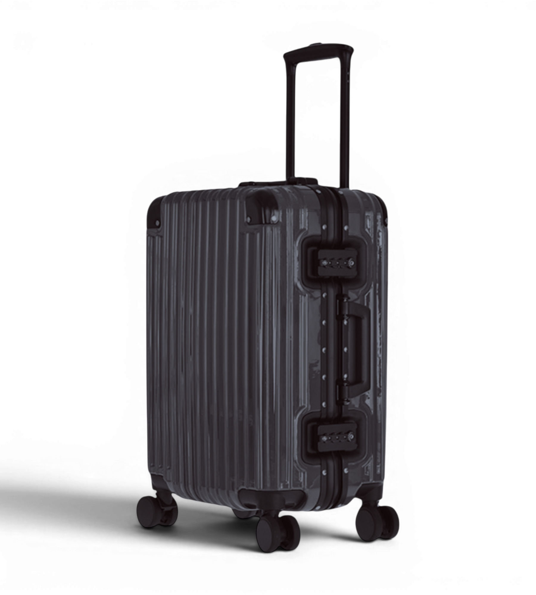 Lushberry BAKER Small 20 Inch Polycarbonate Spinner Suitcase