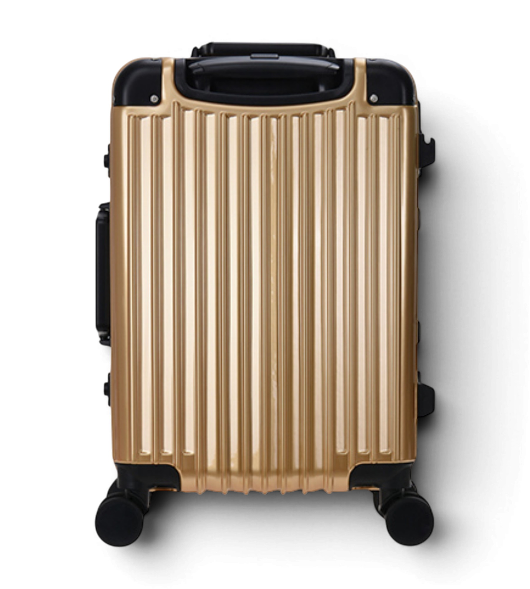 Lushberry BAKER Small 20 Inch Polycarbonate Spinner Suitcase