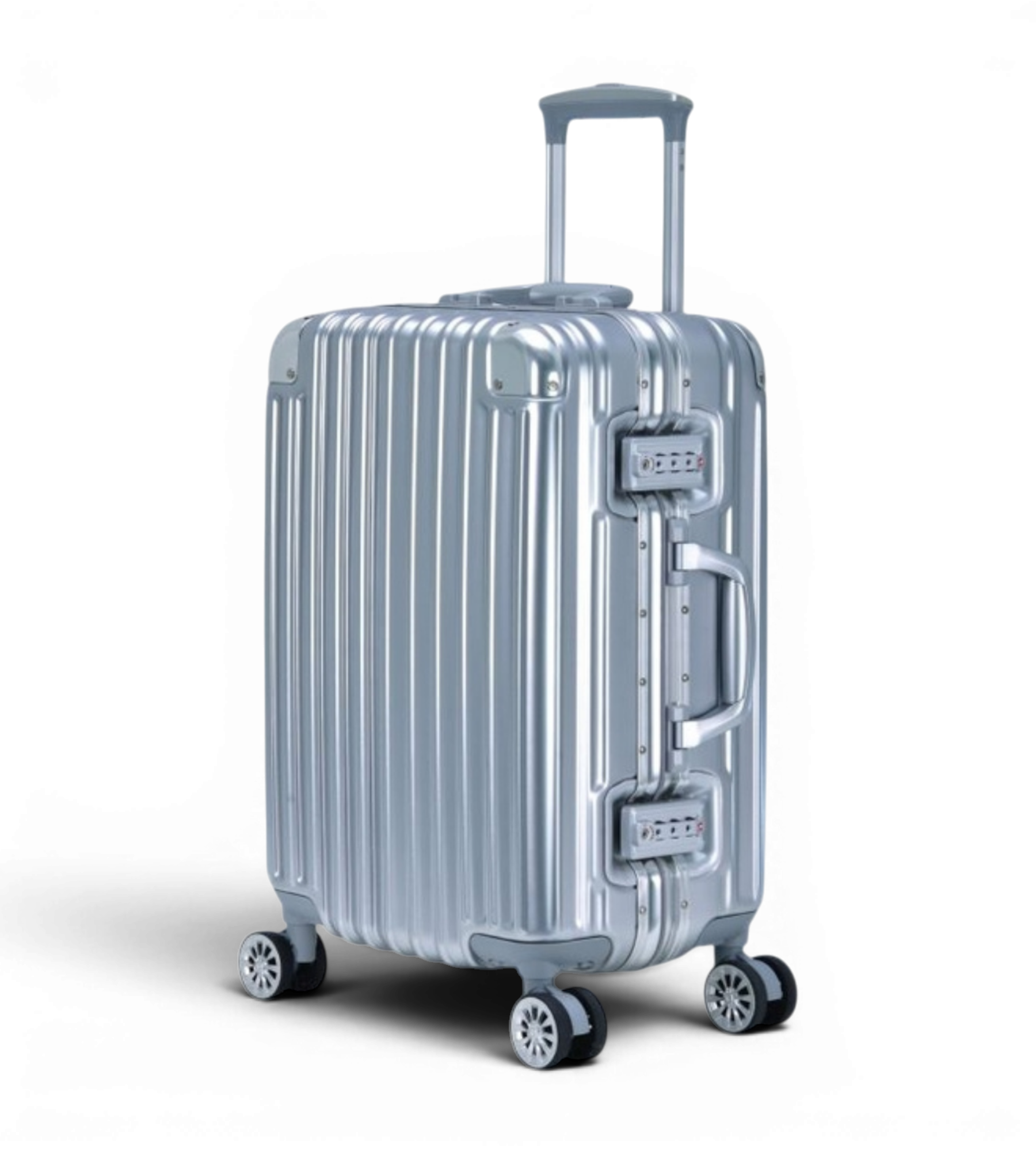 Lushberry BAKER Small 20 Inch Polycarbonate Spinner Suitcase