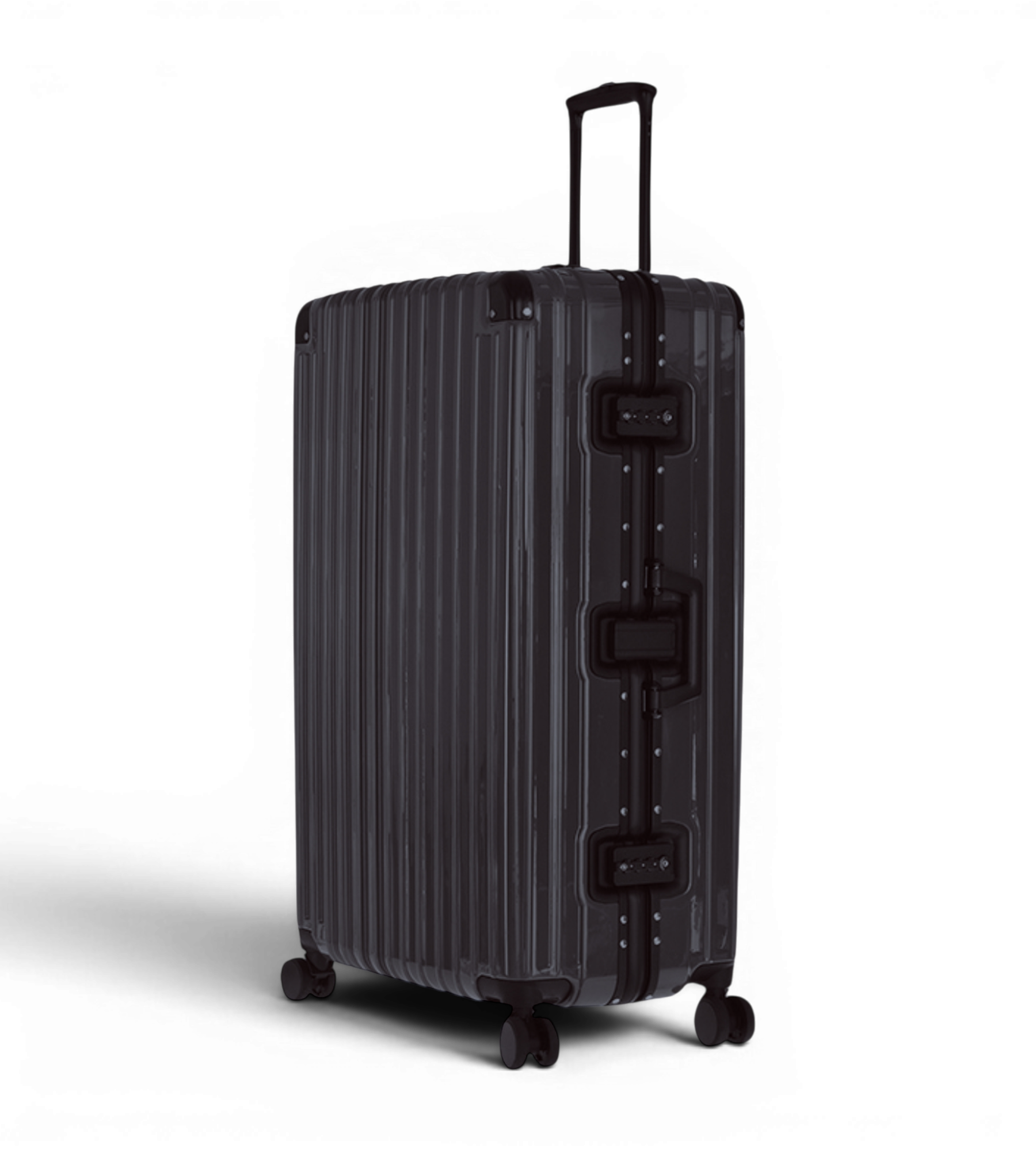 Lushberry BAKER Medium 26 Inch Polycarbonate Spinner Suitcase