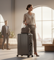 Lushberry BAKER Medium 26 Inch Polycarbonate Spinner Suitcase