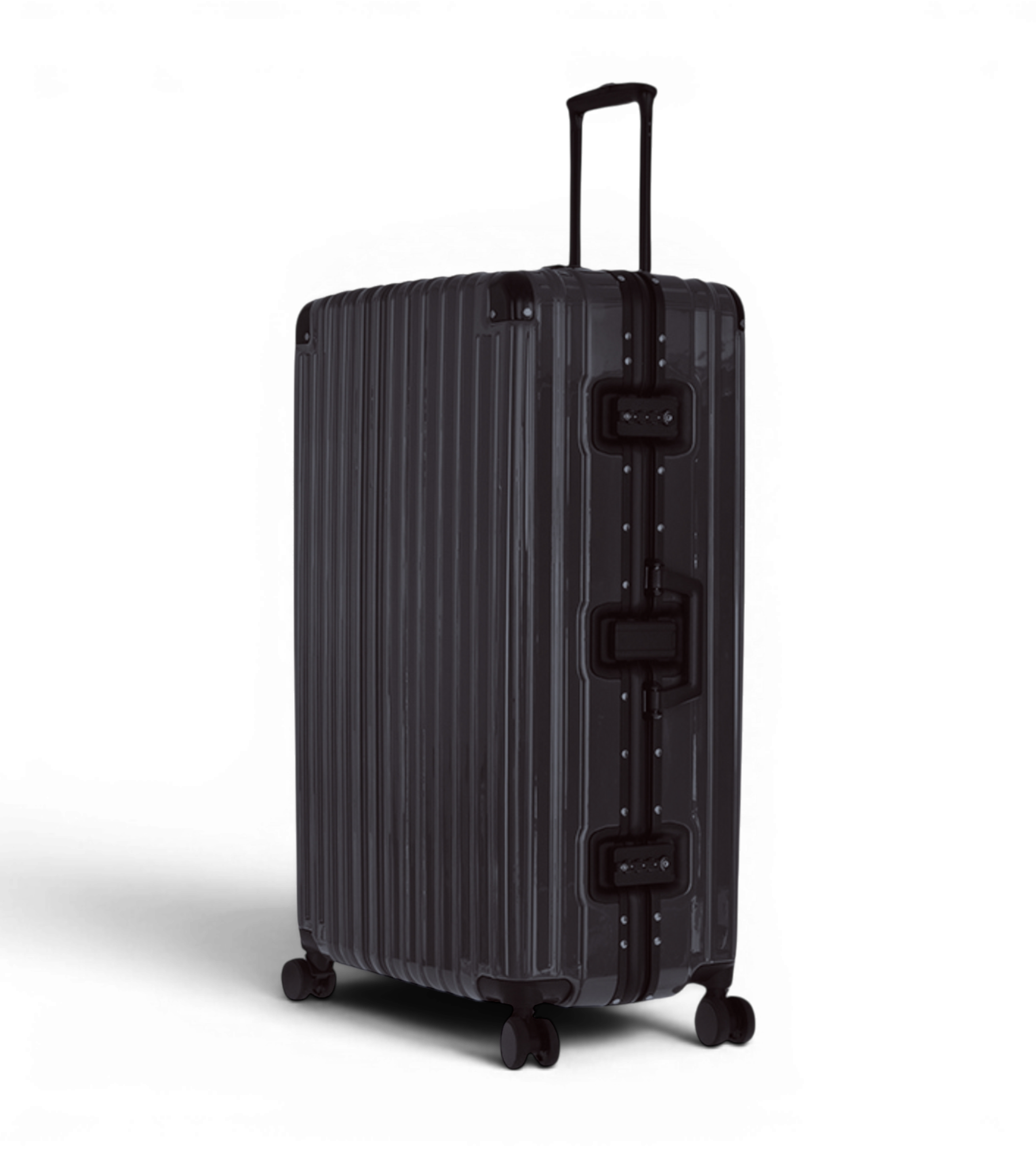 Lushberry BAKER Large 30 Inch Polycarbonate Spinner Suitcase
