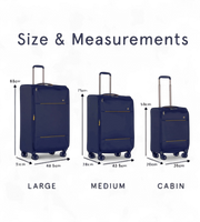 Antler Brixham 3 Piece Soft Shell Luggage Set