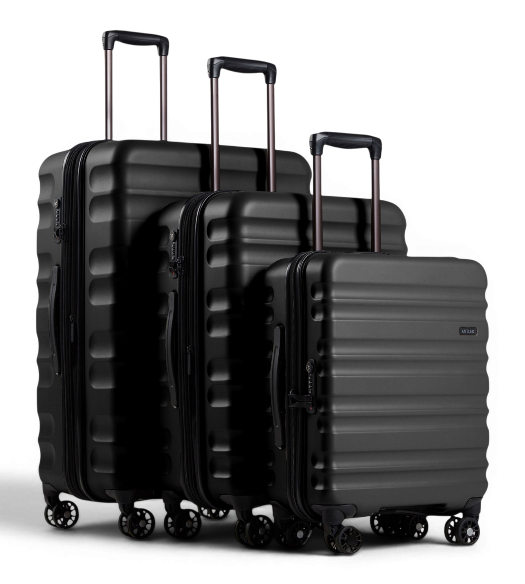 Antler Clifton 3 Piece Polycarbonate Spinner Luggage Set