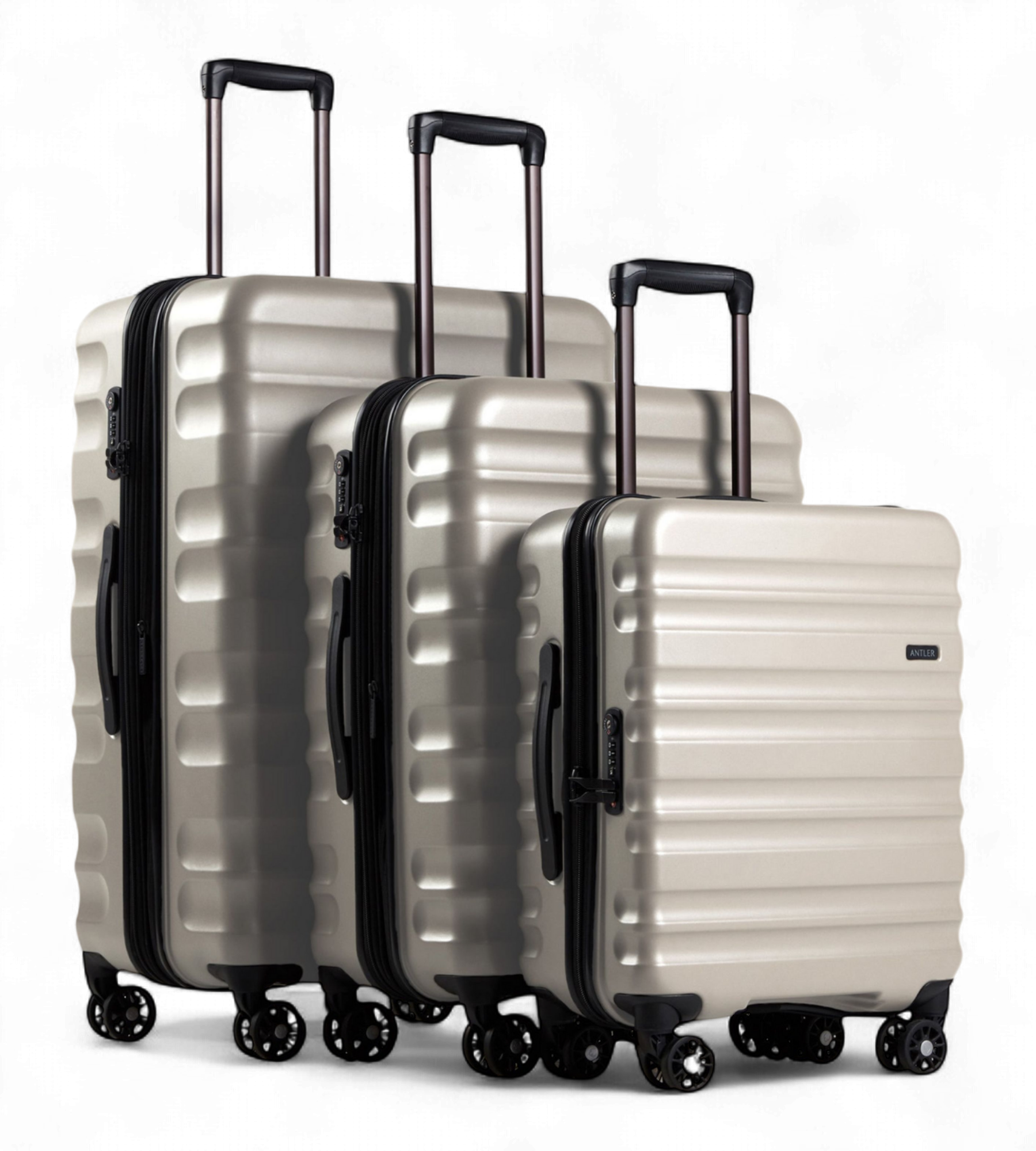 Antler Clifton 3 Piece Polycarbonate Spinner Luggage Set