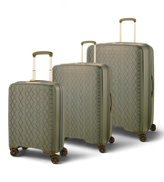 Verage Diamond 3 Piece Polycarbonate Luggage Set