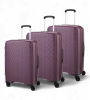 Verage Diamond 3 Piece Polycarbonate Luggage Set