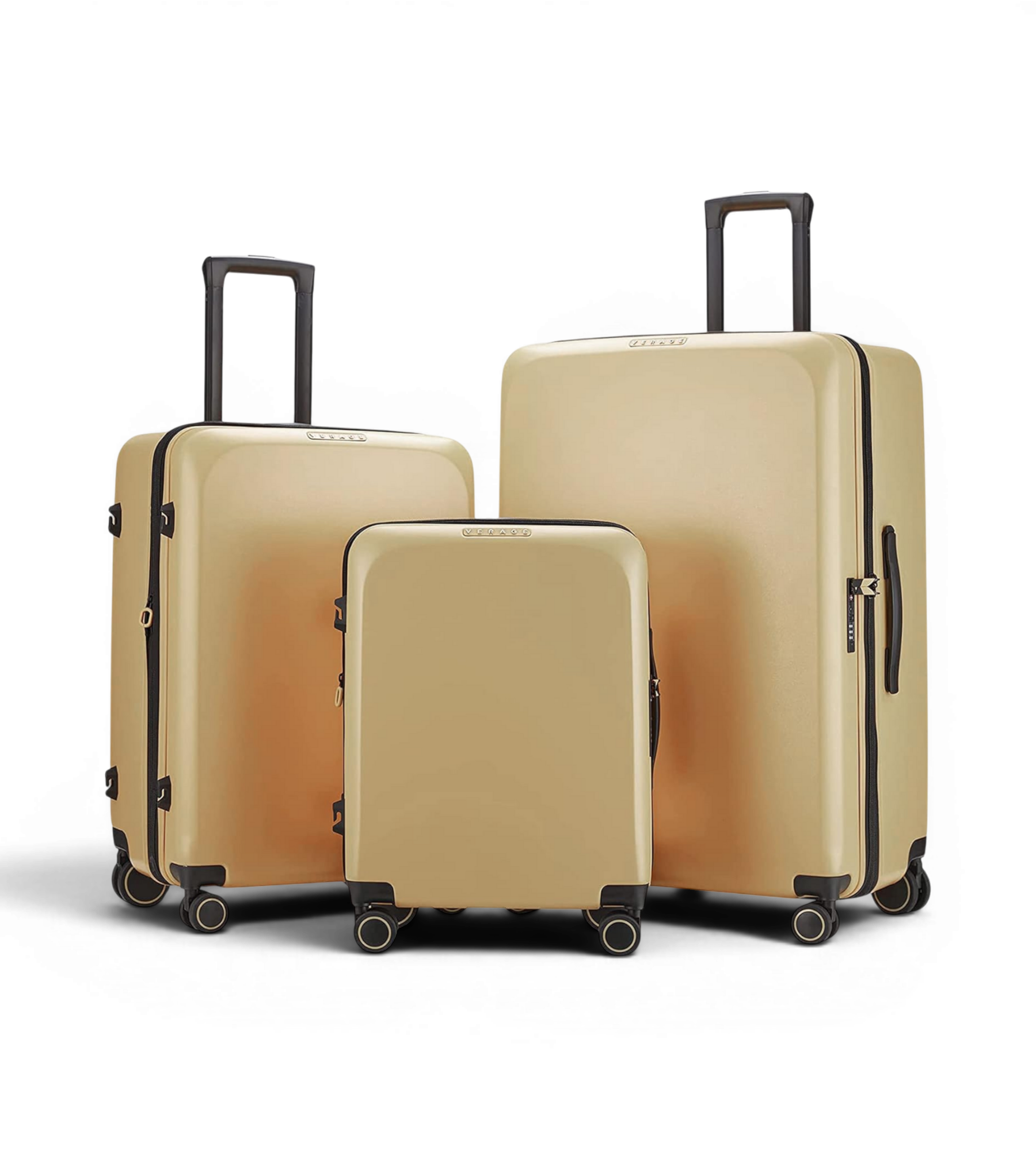 Verage Freeland 3 Piece Soft Shell Spinner Luggage Set