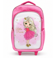 Princess School Trolley Set 18 Inch trolley angled view