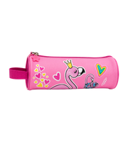 Flamingo School Trolley Set 18 Inch trolley back view with shoulder straps