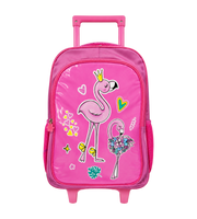 Flamingo School Trolley Set 18 Inch matching water bottle view