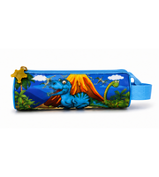 Blue Dino School Trolley Set 18 Inch matching lunch box view