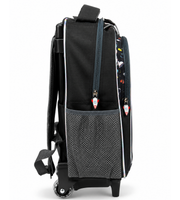 Robot School Trolley Set 18 Inch trolley back view with shoulder straps