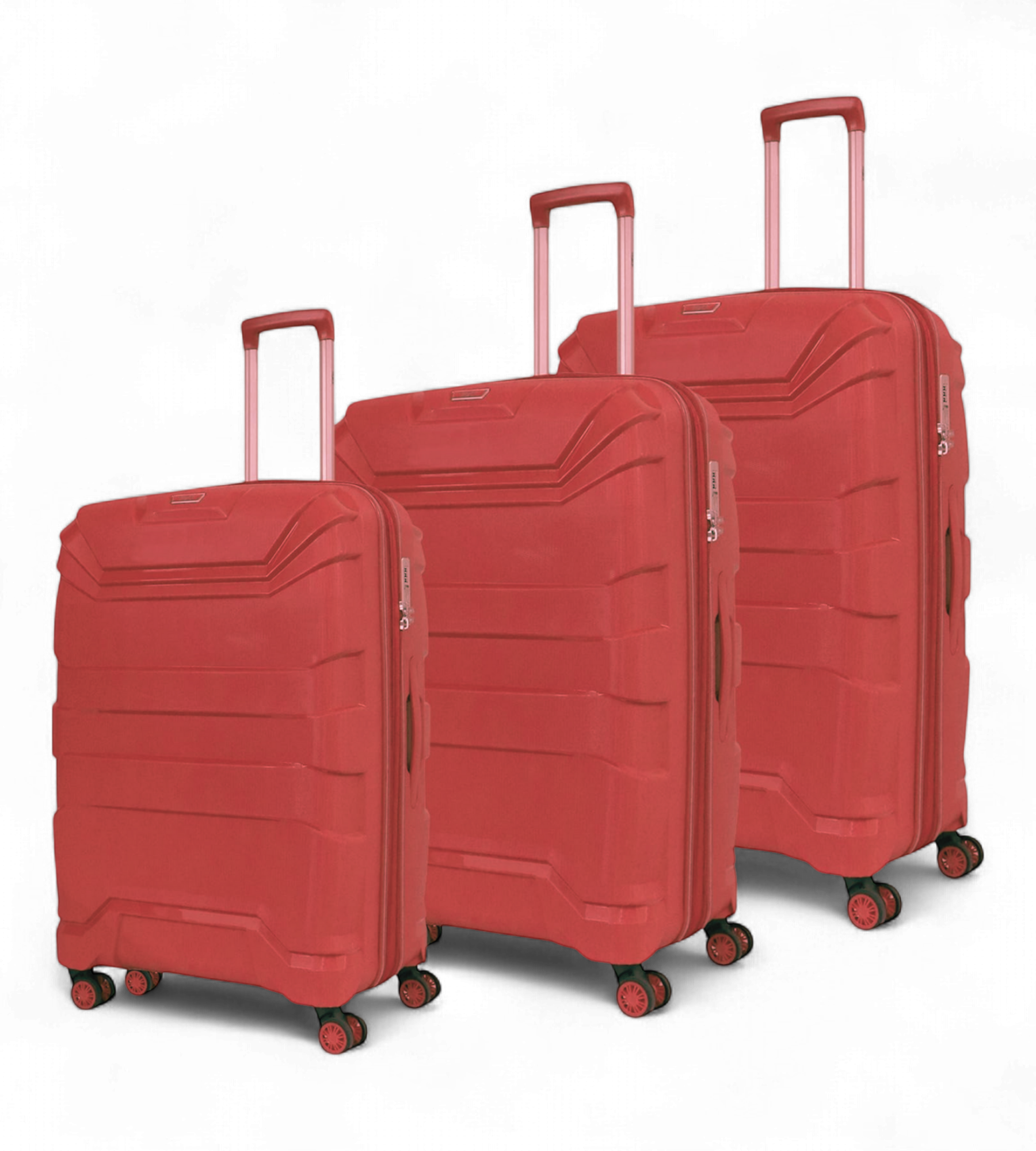 Track Hamilton 3 Piece Polycarbonate Luggage Set
