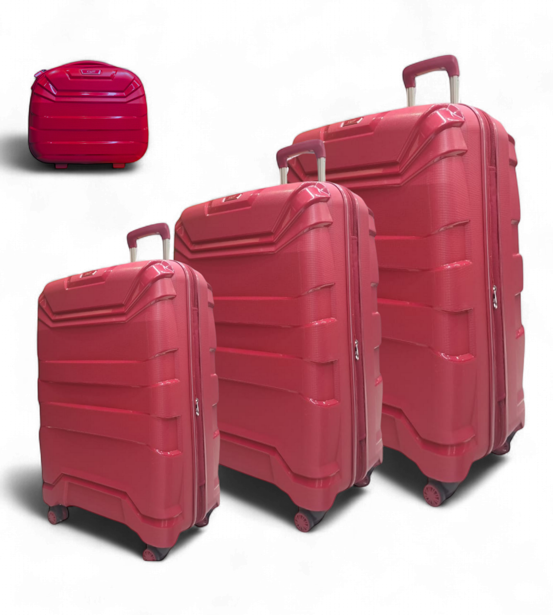 Track Hamilton 4 Piece Polycarbonate Luggage Set
