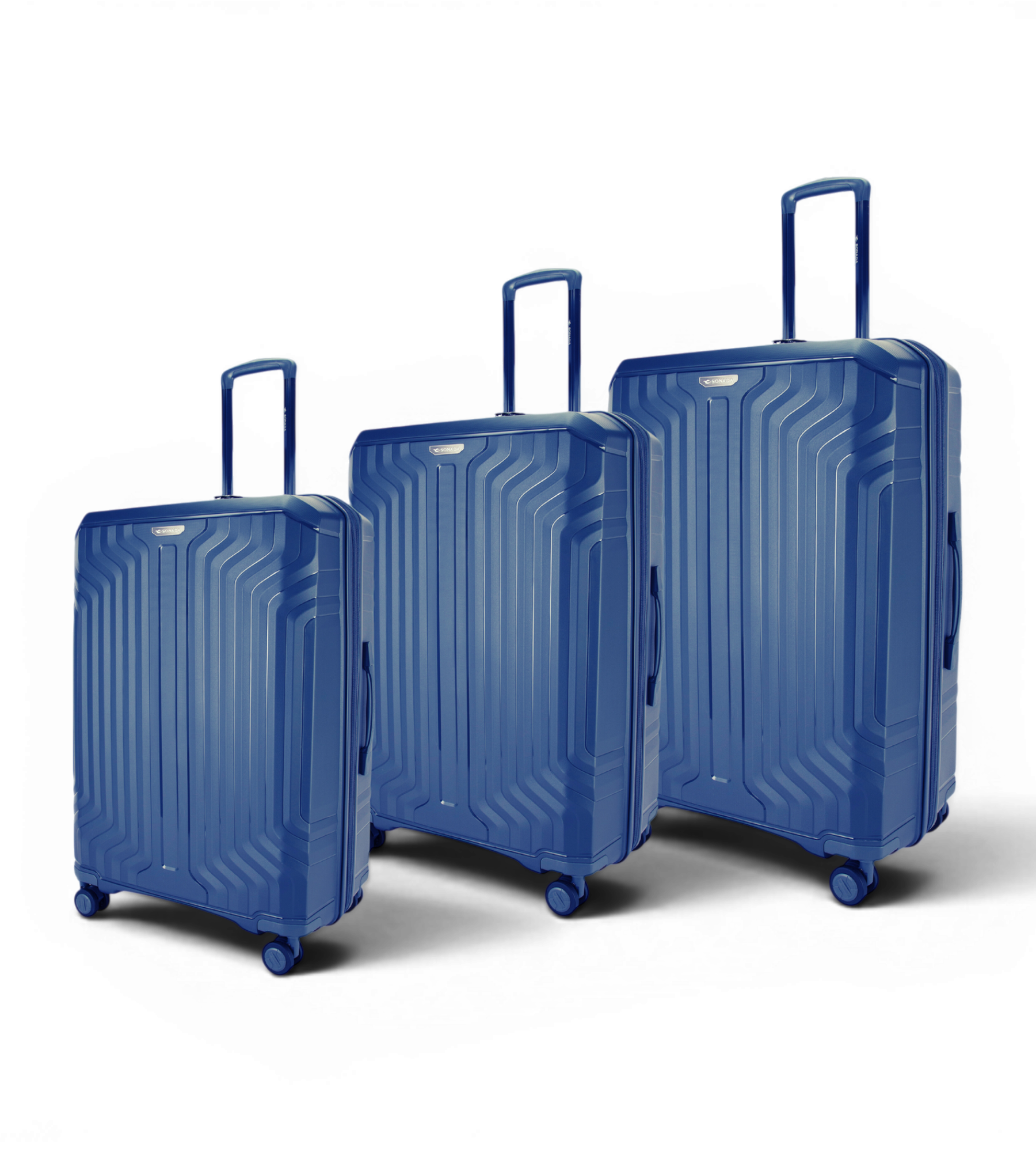 Sonada 3 Piece Polycarbonate Luggage Set