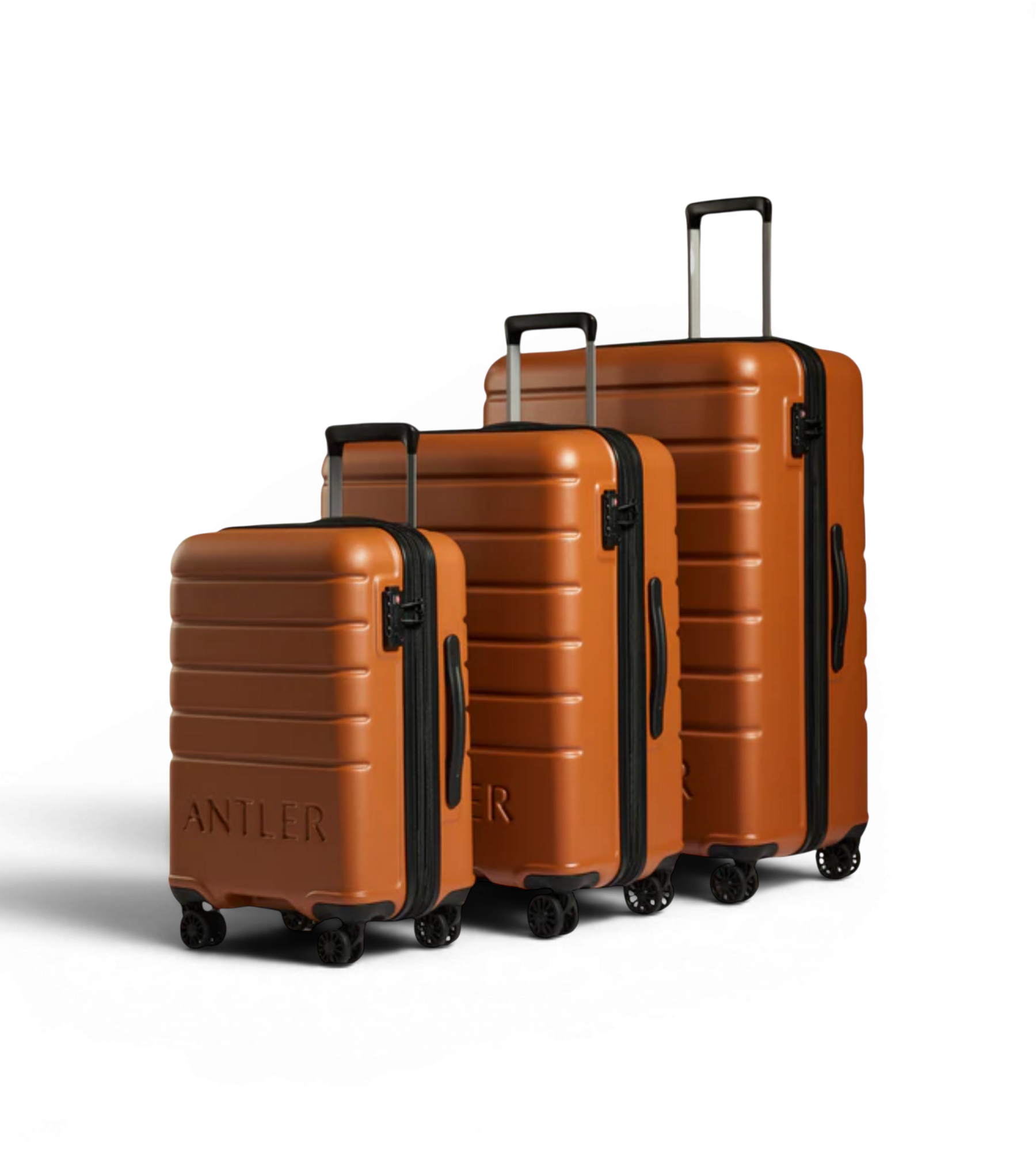 Antler Logo 3 Piece Polycarbonate Spinner Luggage Set