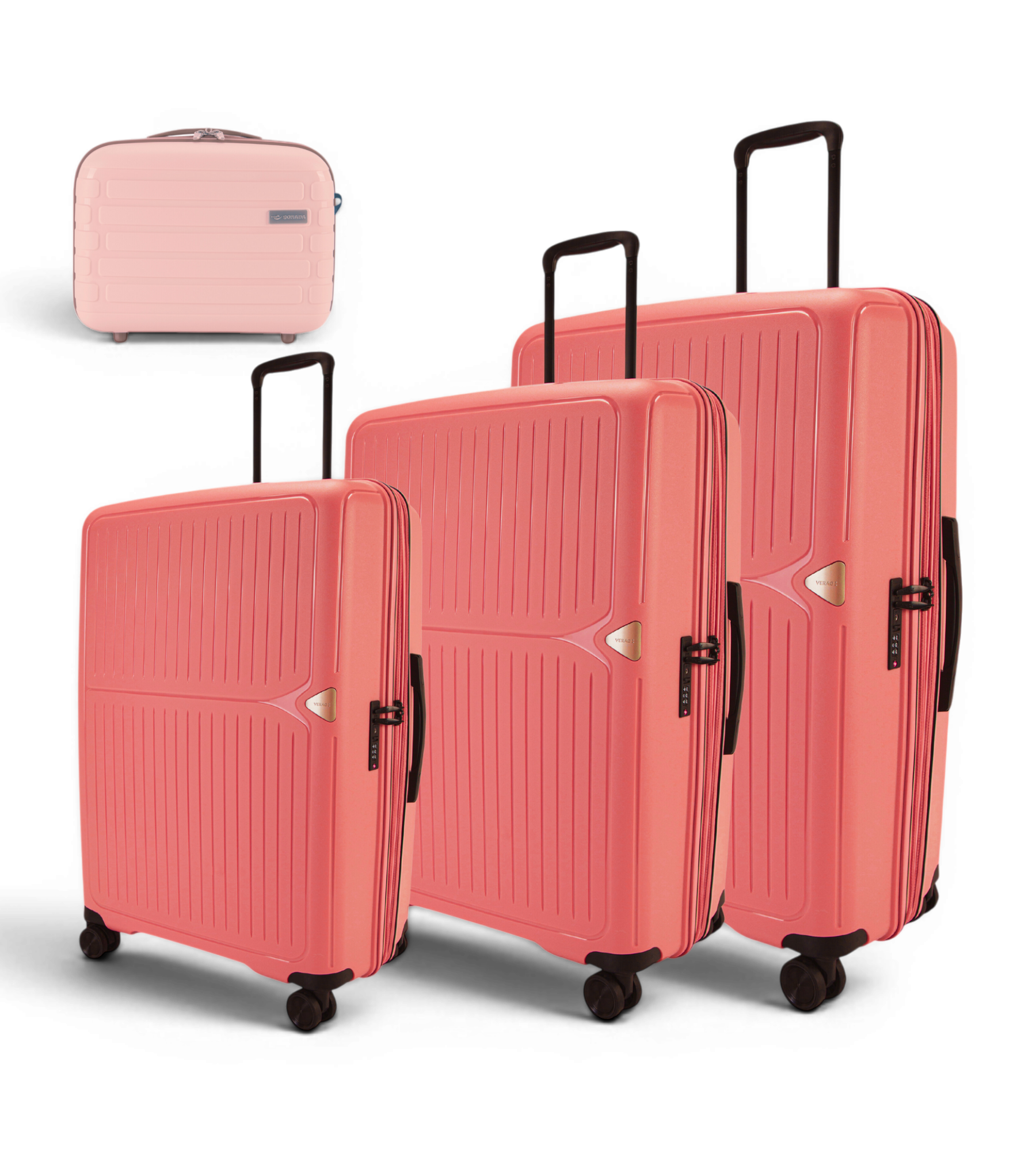 Verage 4 Piece Polycarbonate Luggage Set