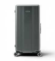 Lushberry Quantum Large 30 Inch Aluminum Spinner Suitcase